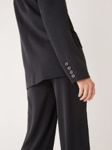 The Satin Blazer in Black sold by Frank & Oak