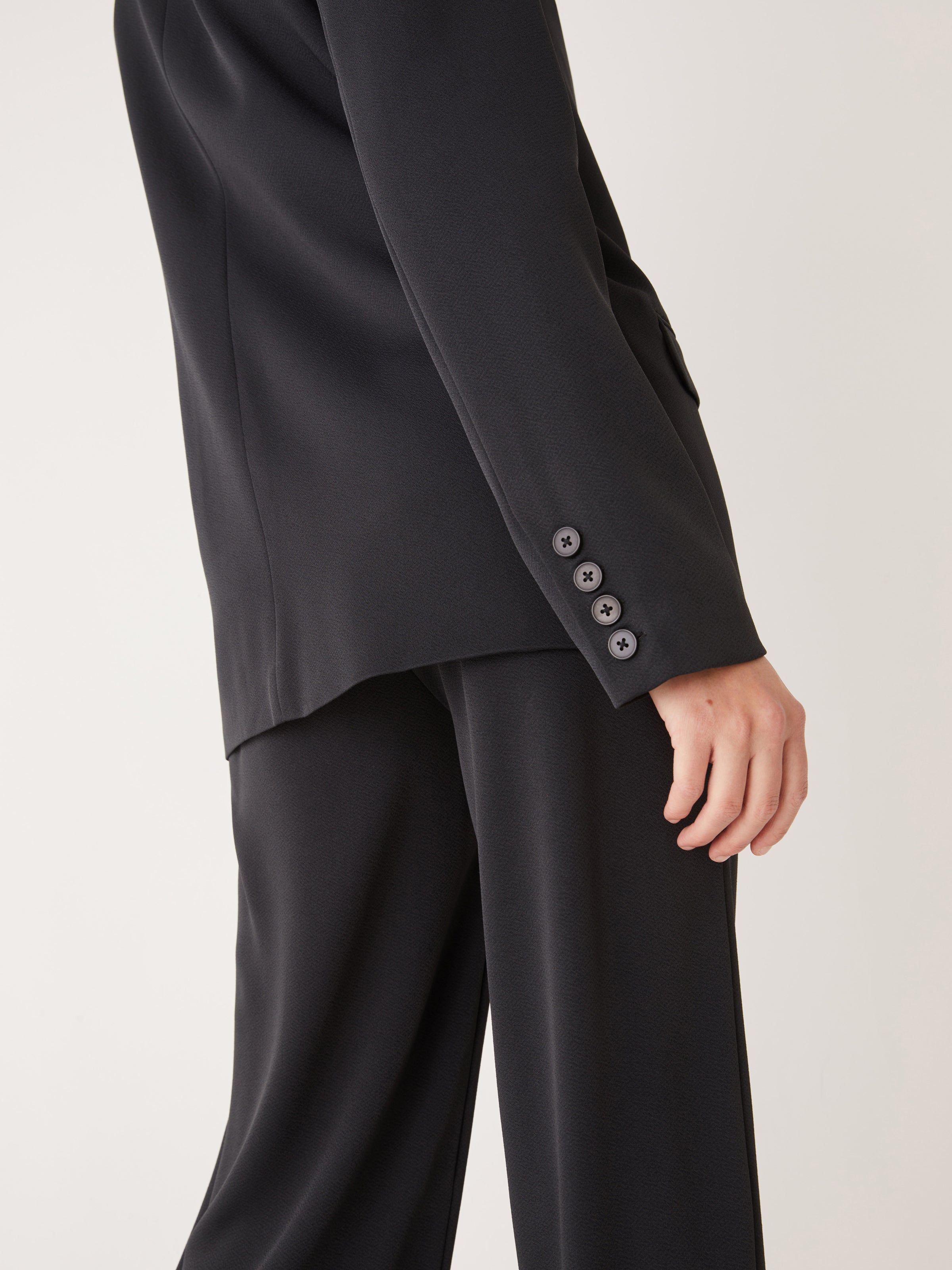 The Satin Blazer in Black sold by Frank & Oak product image thumbnail 3