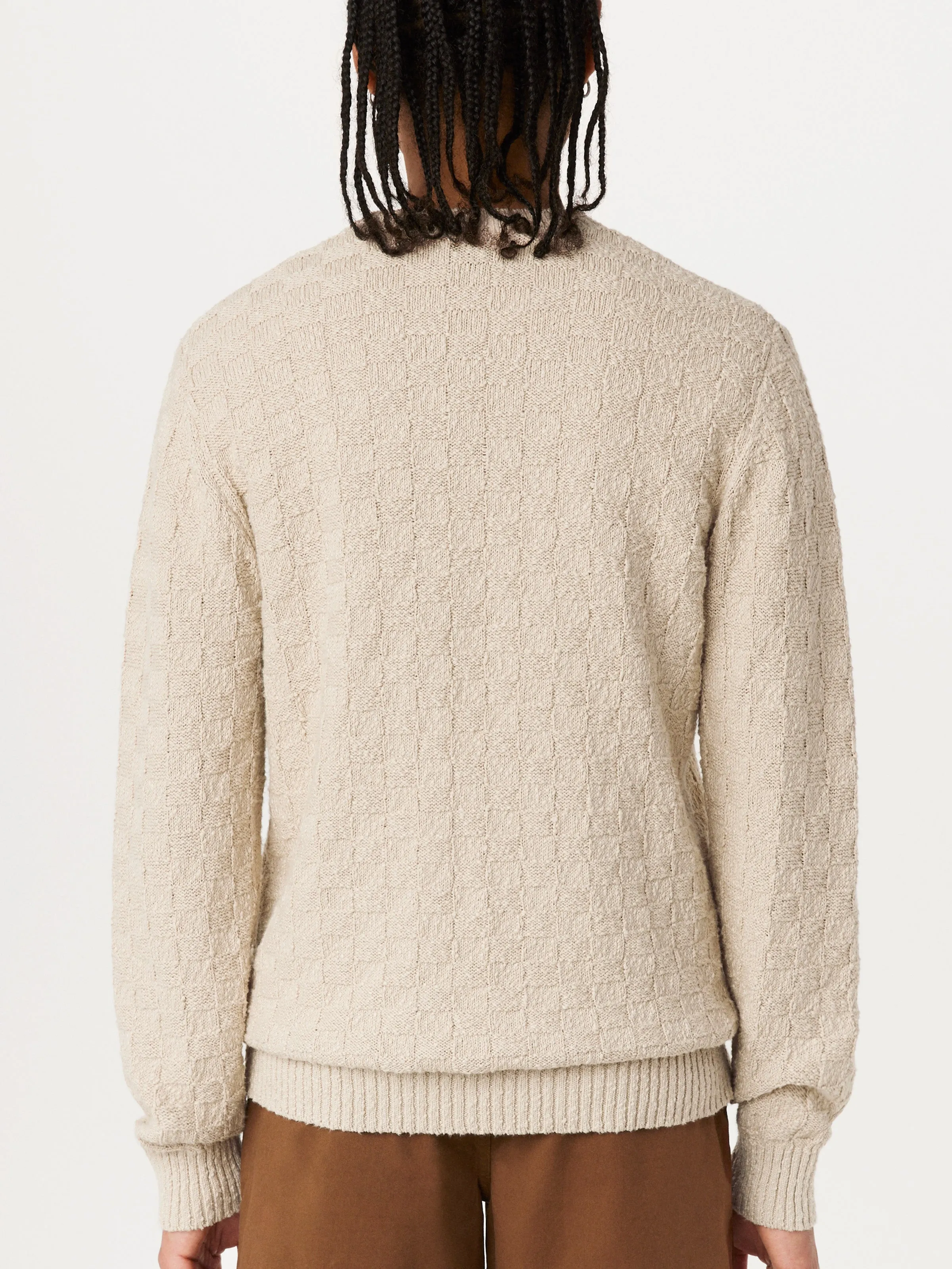 The Basketweave Sweater in Beige sold by Frank & Oak product image thumbnail 5