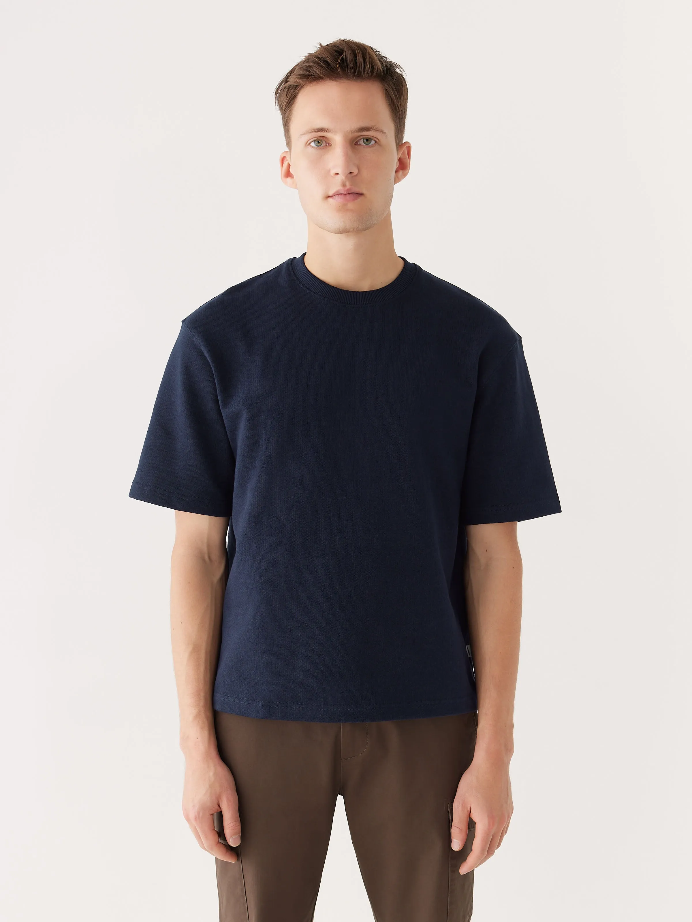 The French Terry T-Shirt in Night Sky Blue sold by Frank & Oak product image thumbnail 3