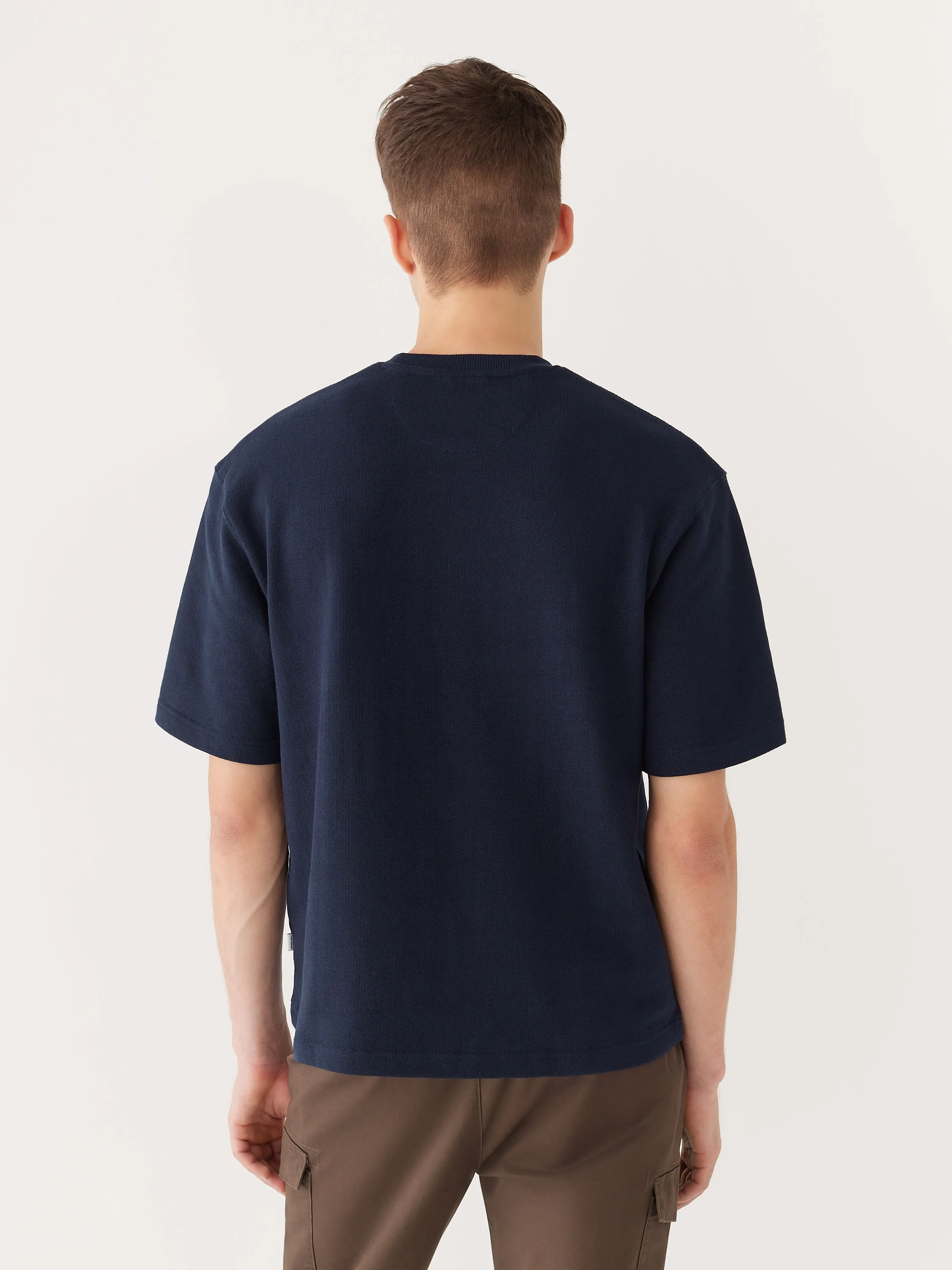 The French Terry T-Shirt in Night Sky Blue sold by Frank & Oak product image thumbnail 4