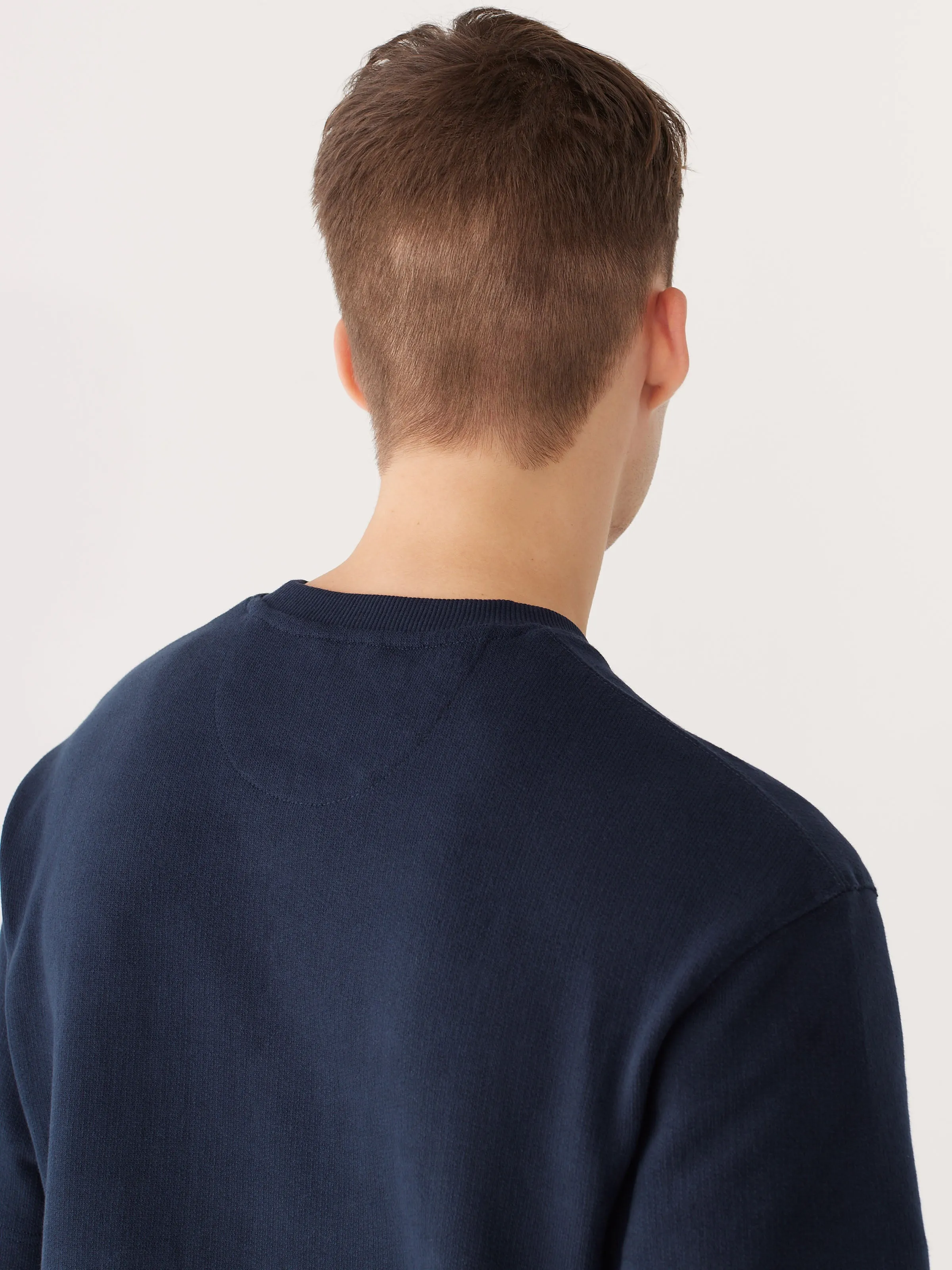 The French Terry T-Shirt in Night Sky Blue sold by Frank & Oak product image thumbnail 2