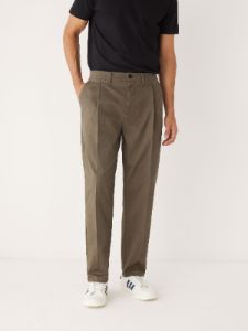 The Jamie Relaxed Tapered Fit Chino Pant in Mocha sold by Frank & Oak
