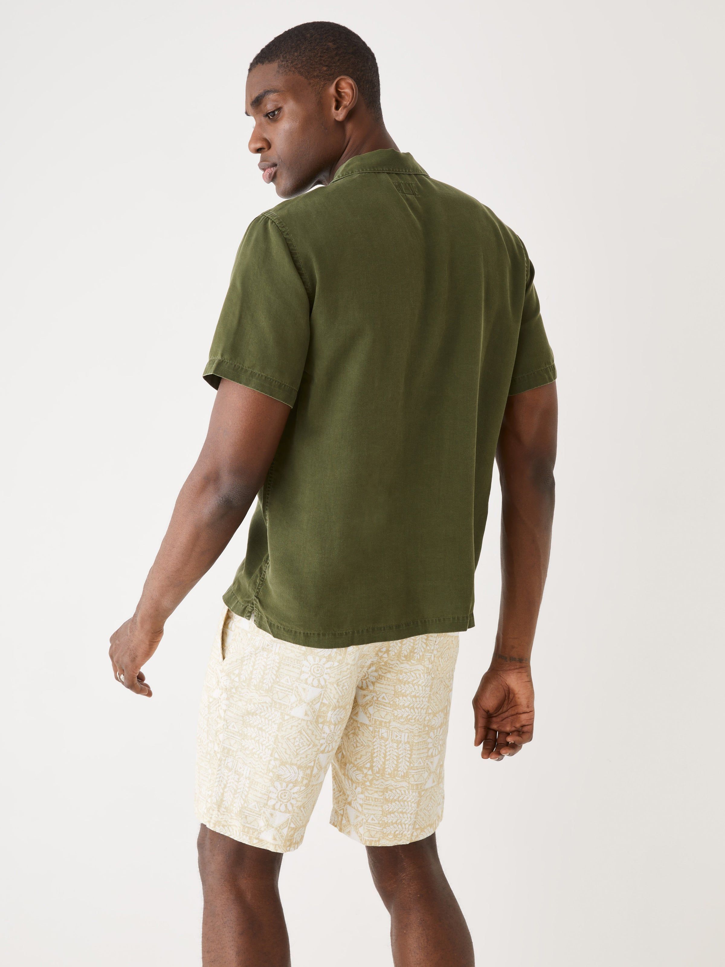 The Printed Pull On Short in Oyster Grey sold by Frank & Oak product image thumbnail 2