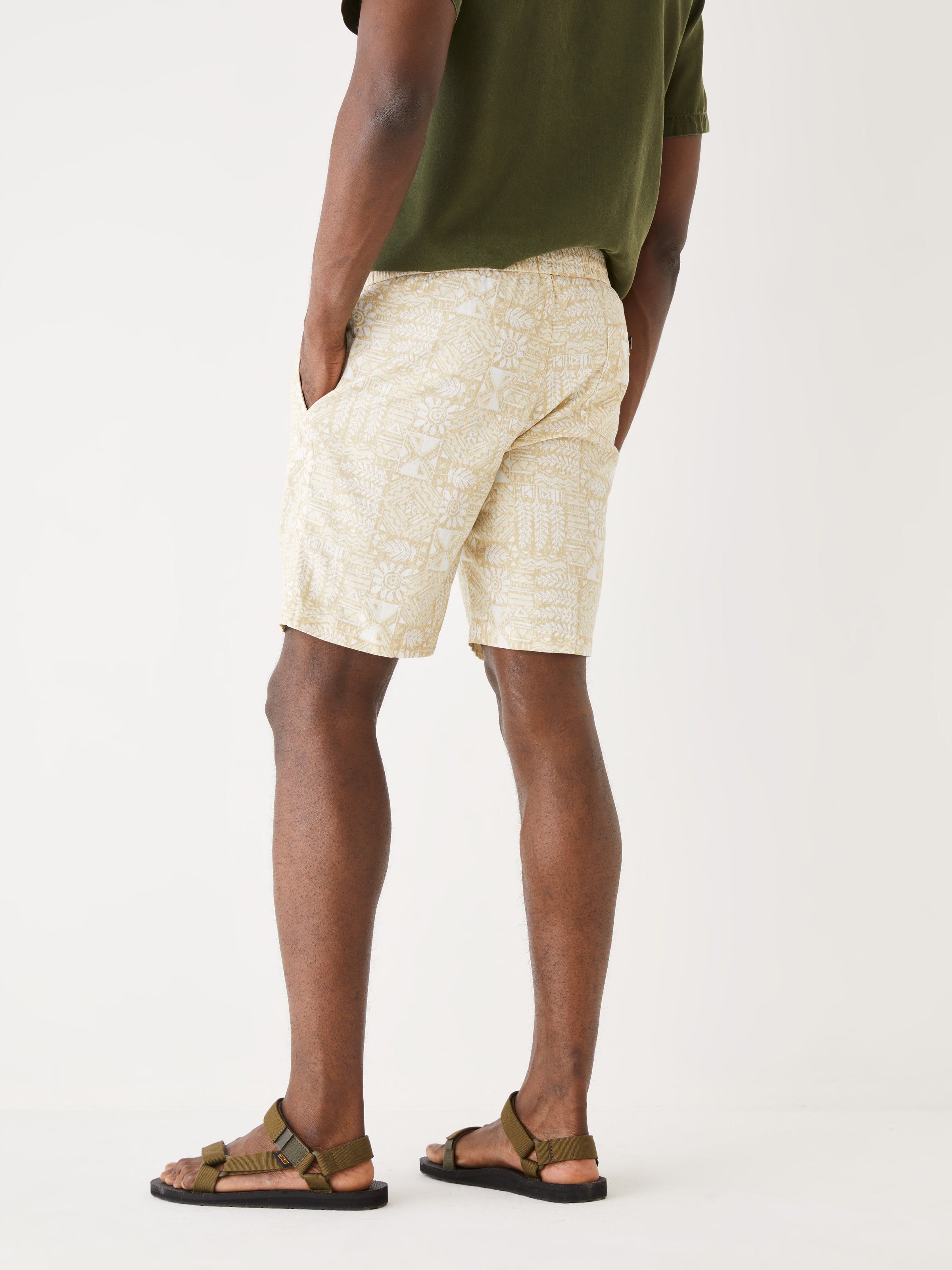 The Printed Pull On Short in Oyster Grey sold by Frank & Oak product image thumbnail 6