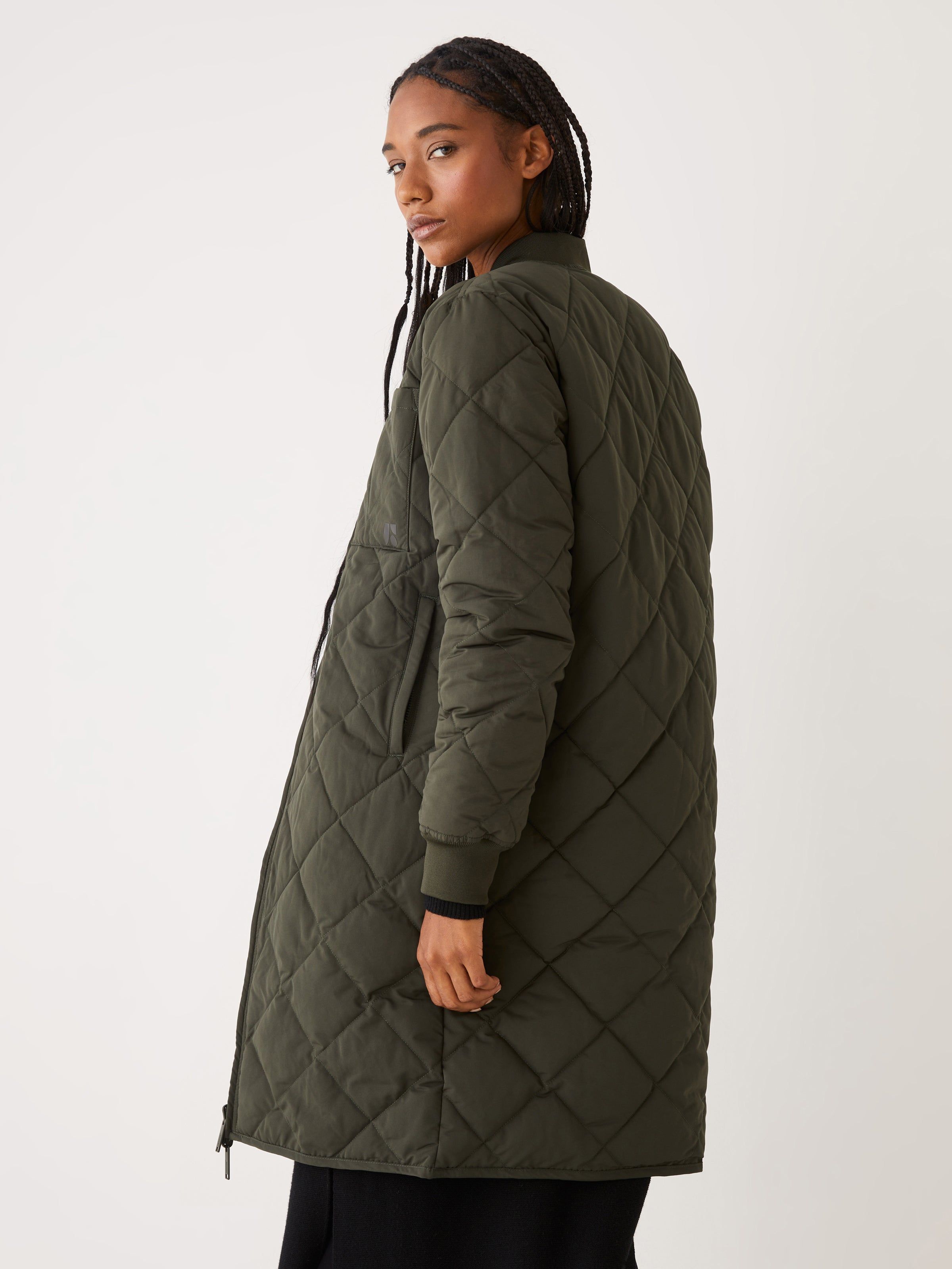 The Skyline Reversible Maxi Bomber in Rosin sold by Frank & Oak product image thumbnail 3