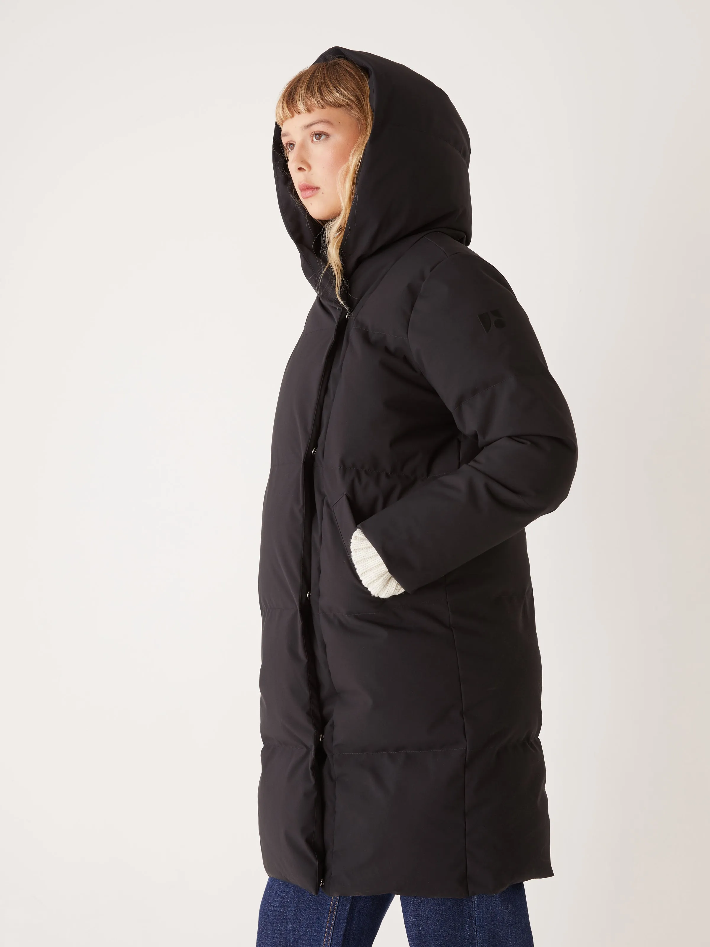 The Hygge Puffer Coat in Black sold by Frank & Oak product image thumbnail 5