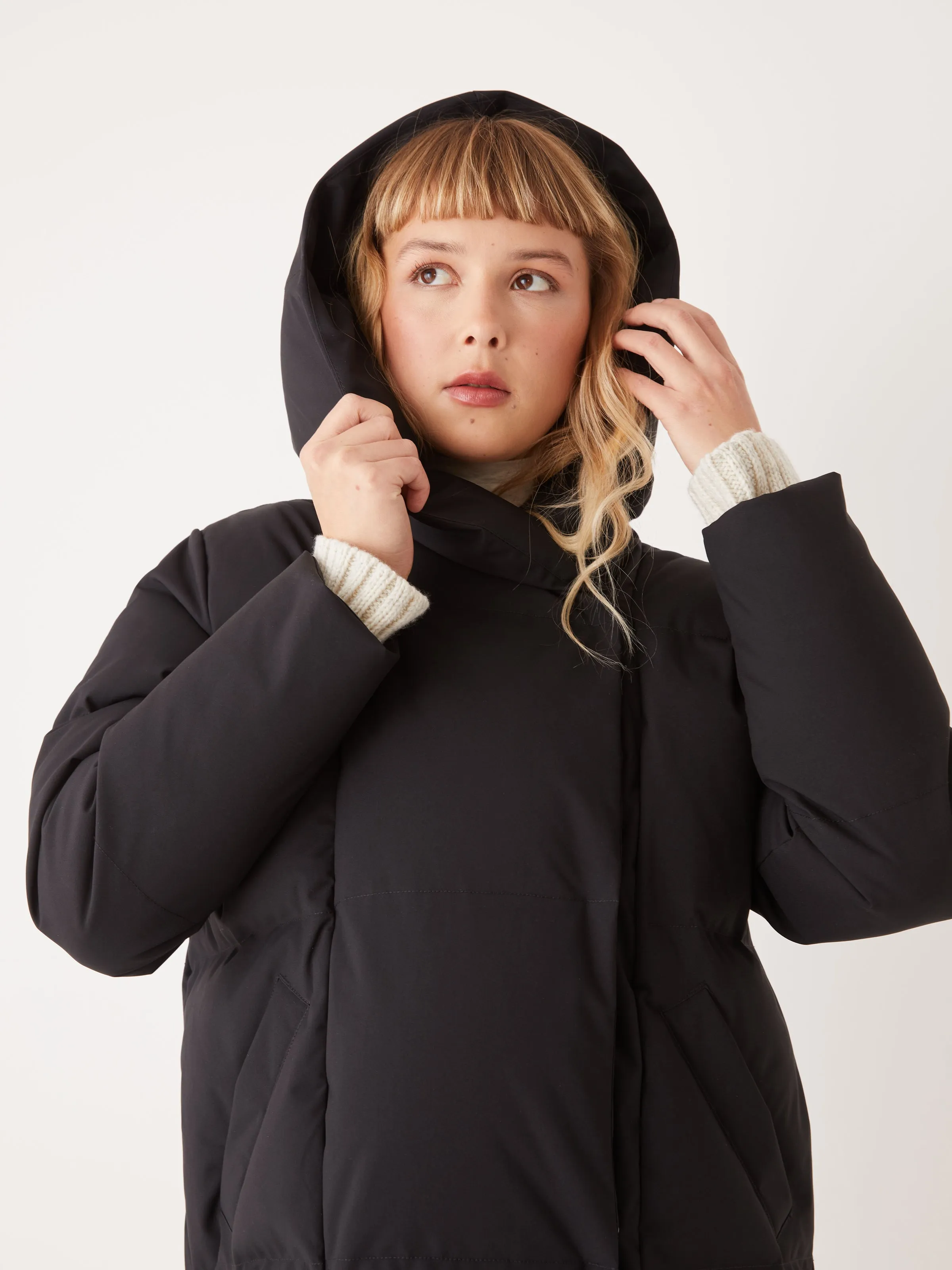 The Hygge Puffer Coat in Black sold by Frank & Oak product image thumbnail 2