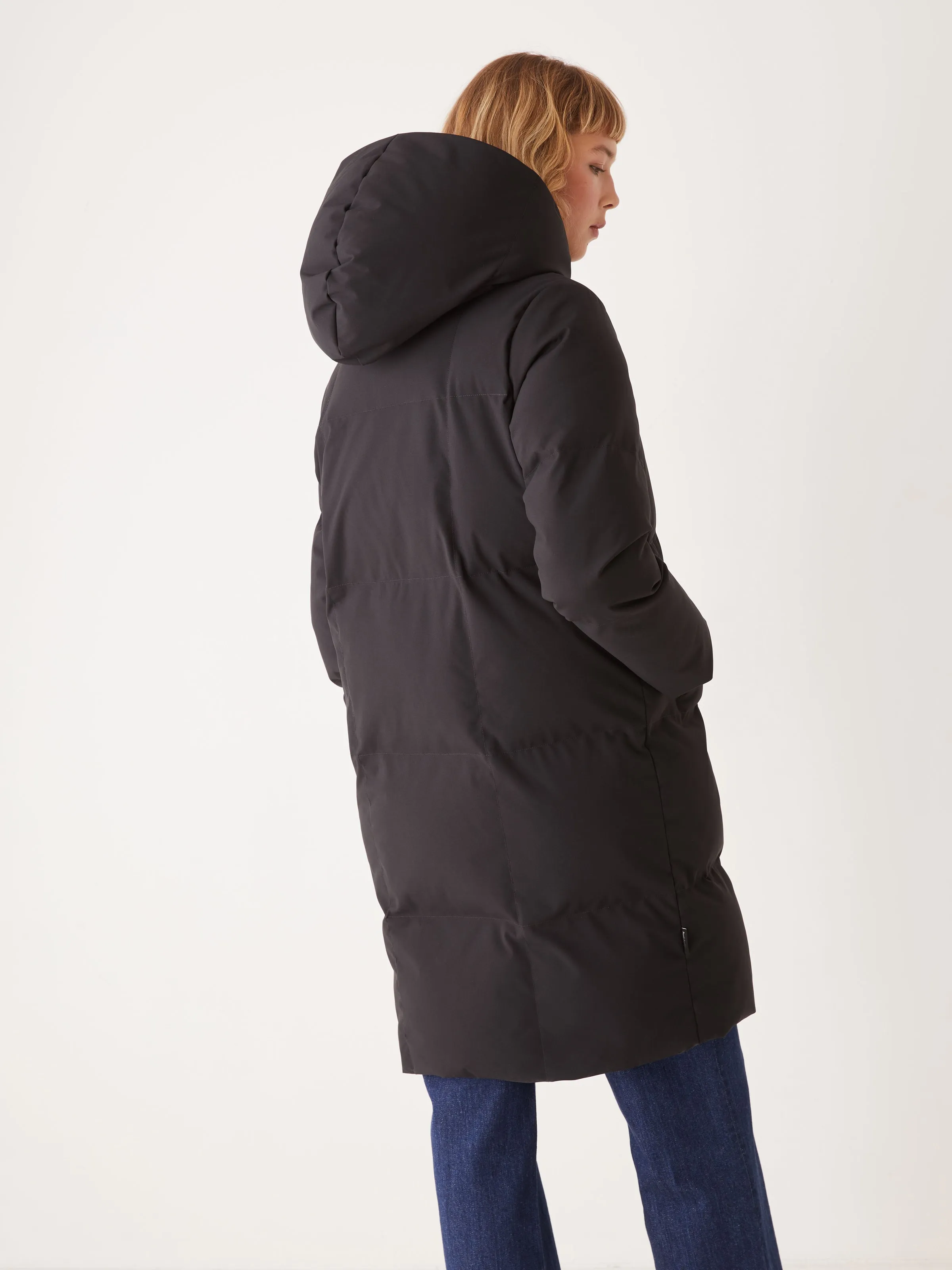 The Hygge Puffer Coat in Black sold by Frank & Oak product image thumbnail 4