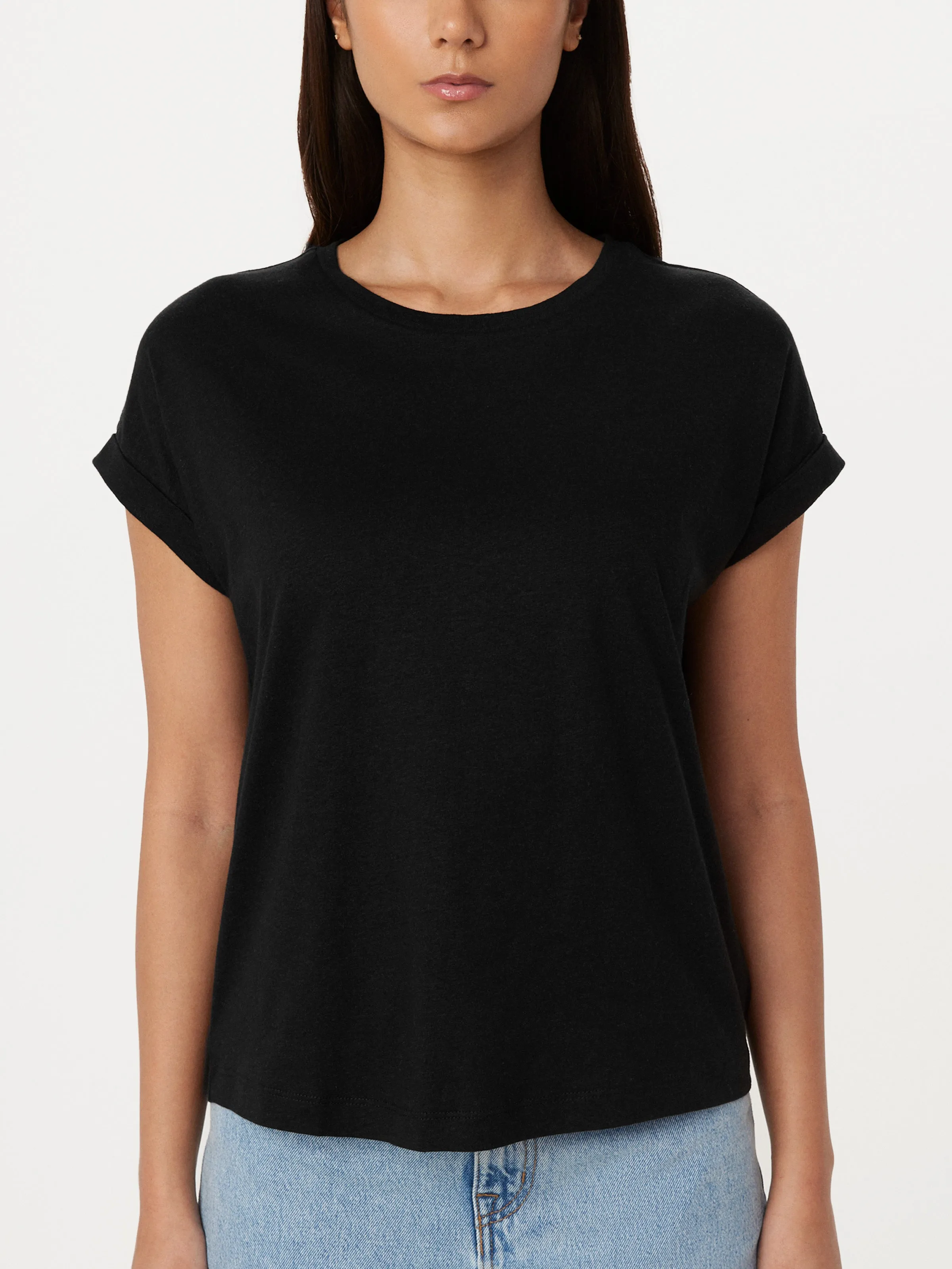 The Hemp Relaxed T-Shirt in Black sold by Frank & Oak product image thumbnail 3