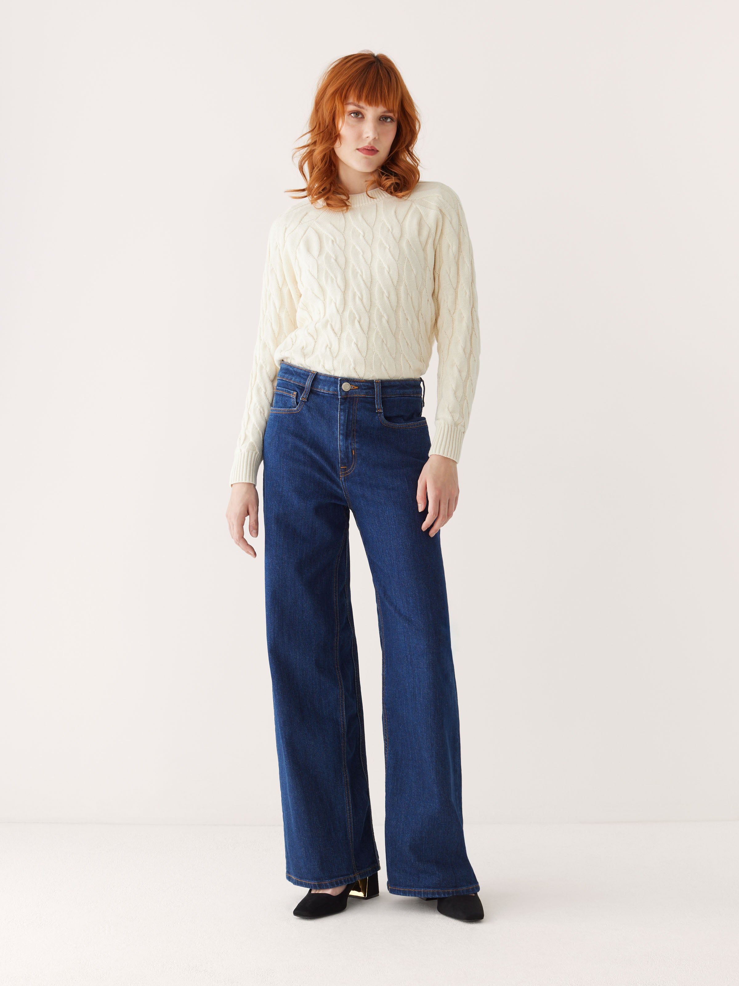 The Cable Knit Sweater in Beige sold by Frank & Oak product image thumbnail 2