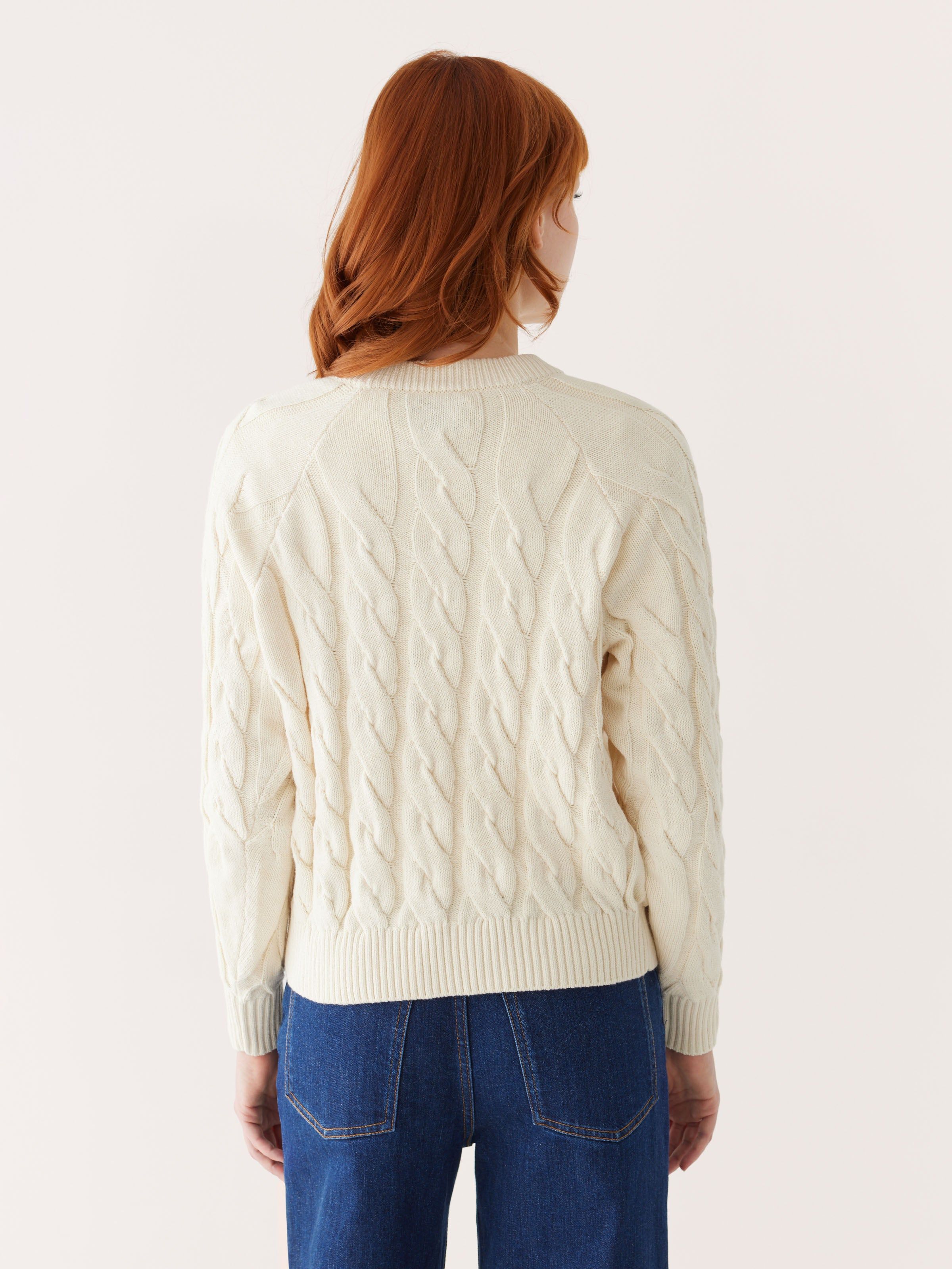 The Cable Knit Sweater in Beige sold by Frank & Oak product image thumbnail 3