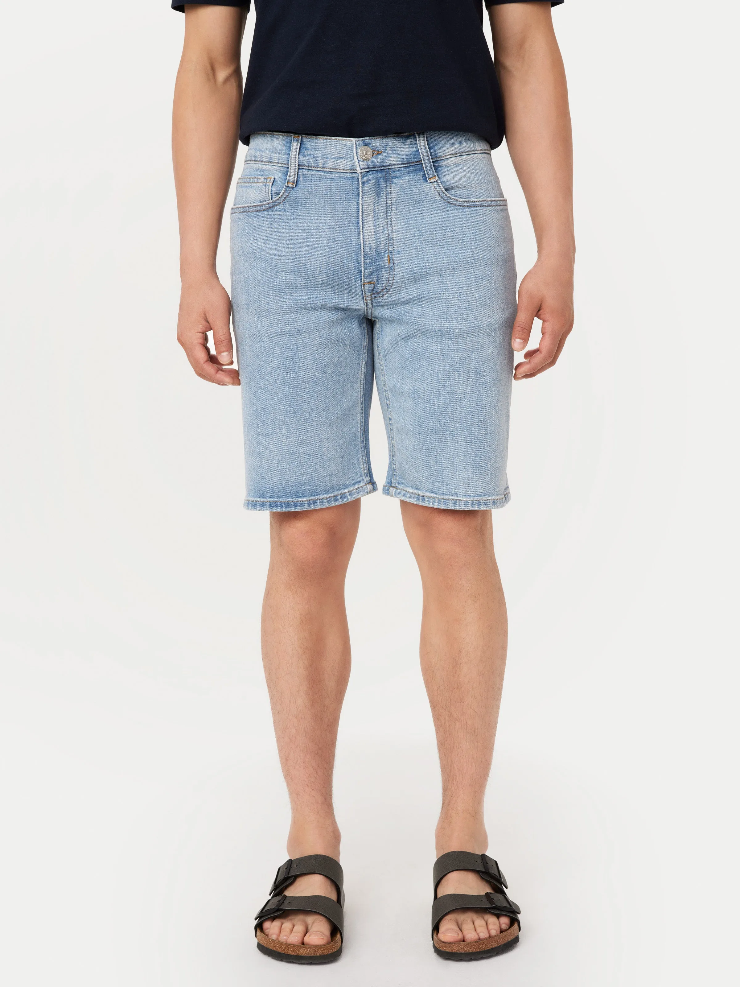 The Adam Slim 10in Short in Washed Blue sold by Frank & Oak product image thumbnail 2