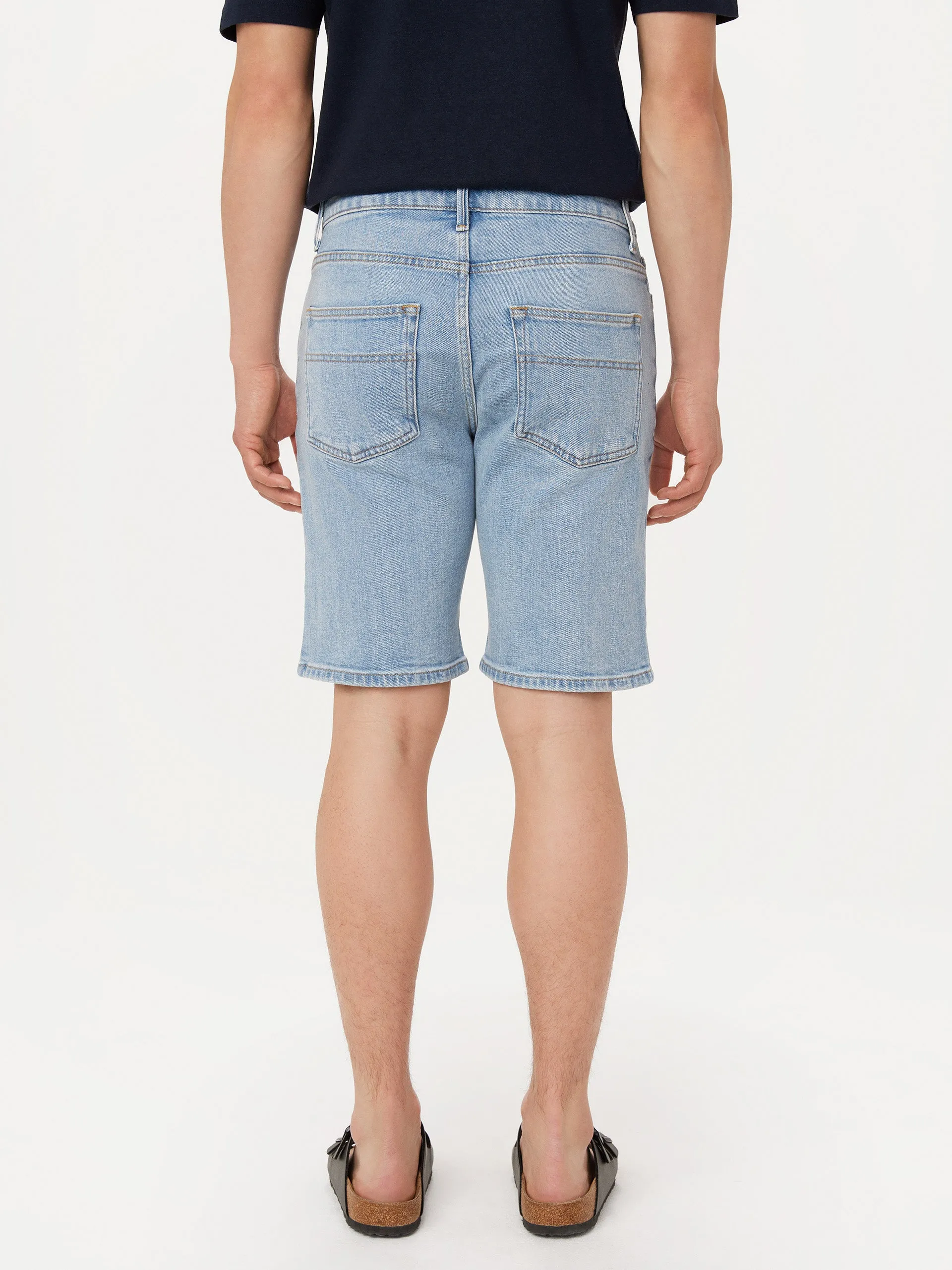 The Adam Slim 10in Short in Washed Blue sold by Frank & Oak product image thumbnail 4