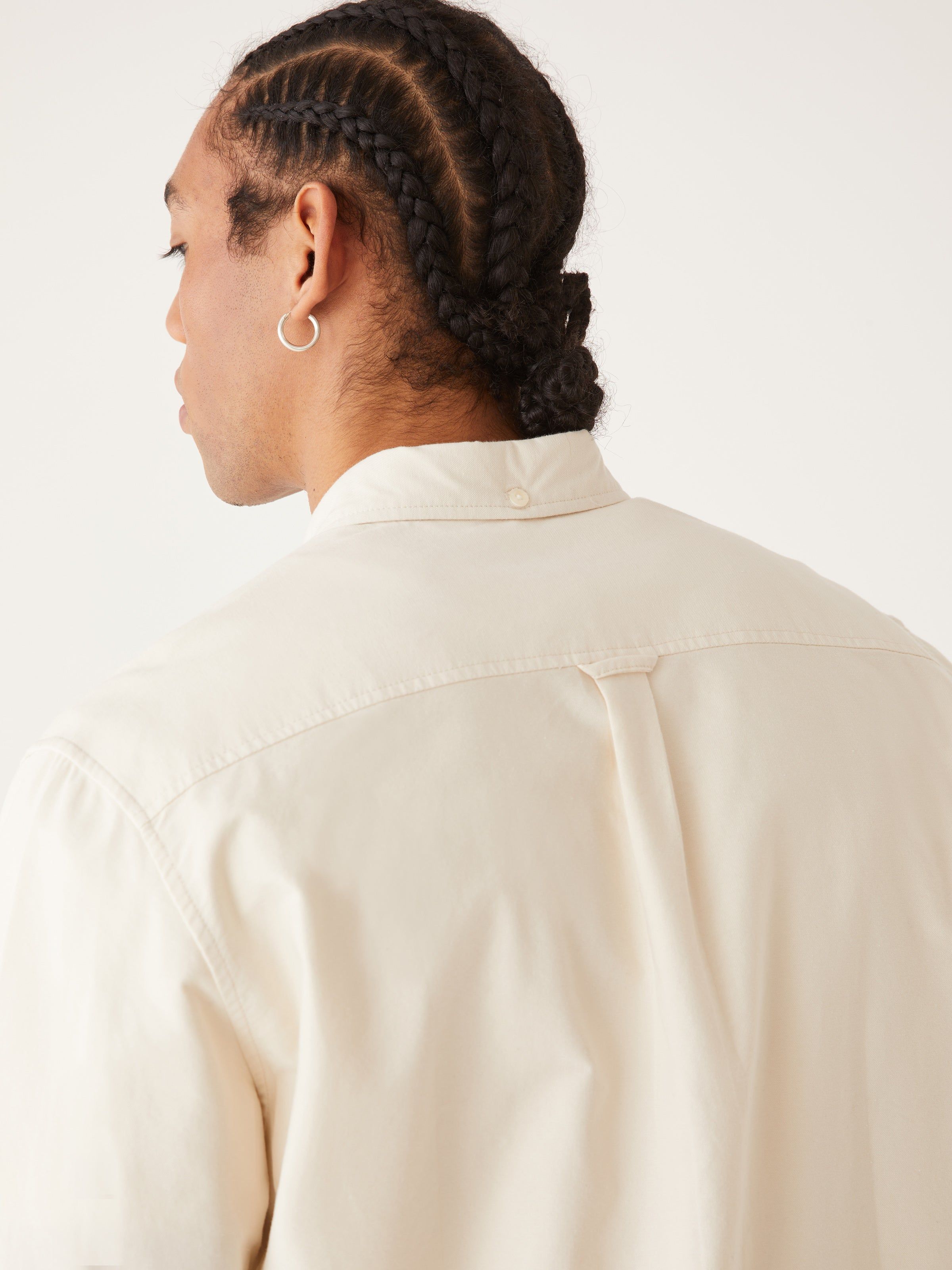 The Jasper Boxy Fit Shirt in White sold by Frank & Oak product image thumbnail 5