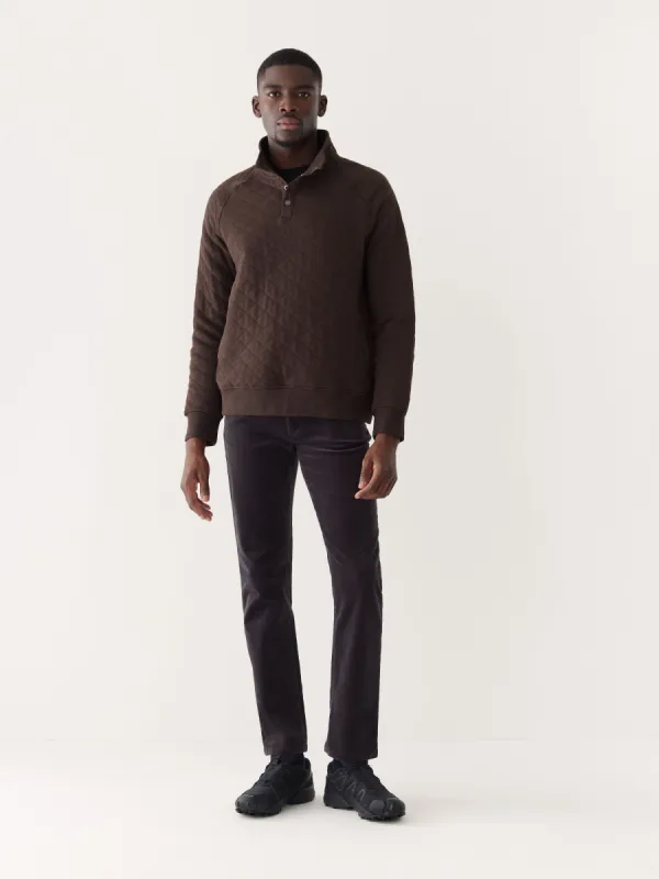 The Quilted Pop-Over in Espresso sold by Frank & Oak