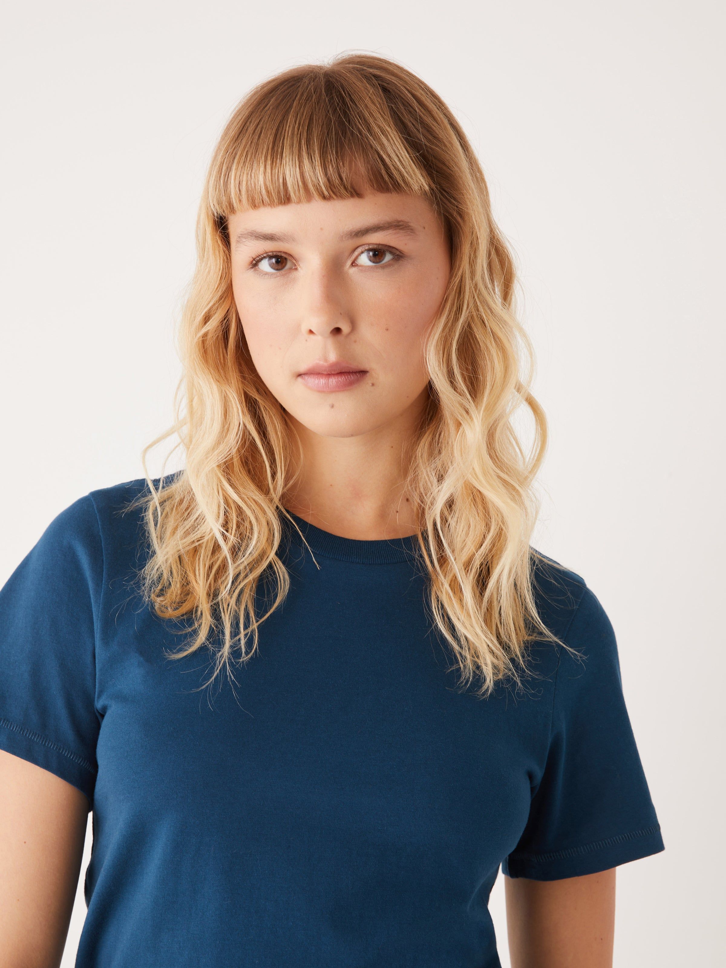 The Essential T-Shirt in Dark Blue sold by Frank & Oak product image thumbnail 4