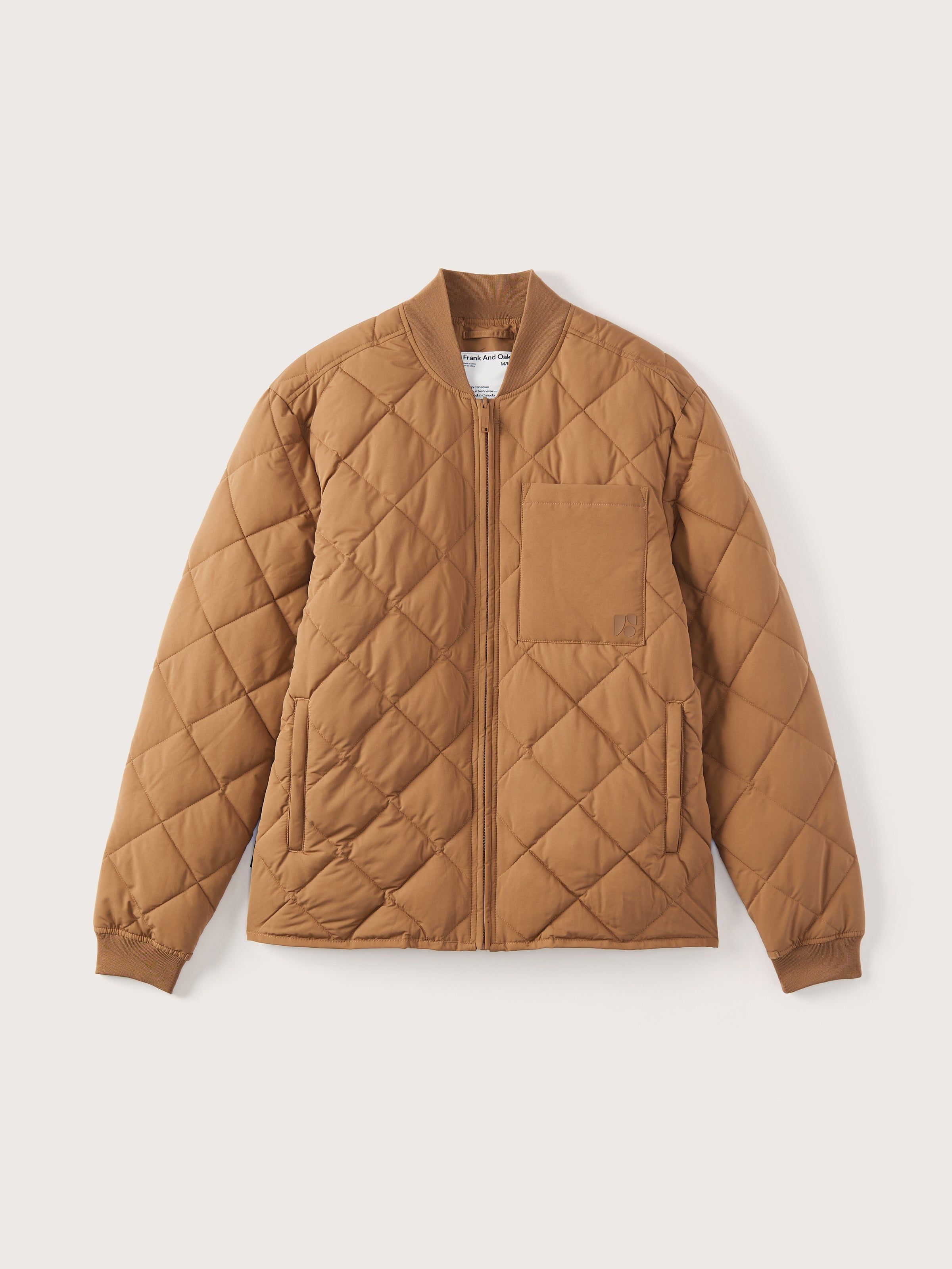 The Skyline Reversible Bomber in Amber sold by Frank & Oak product image thumbnail 9