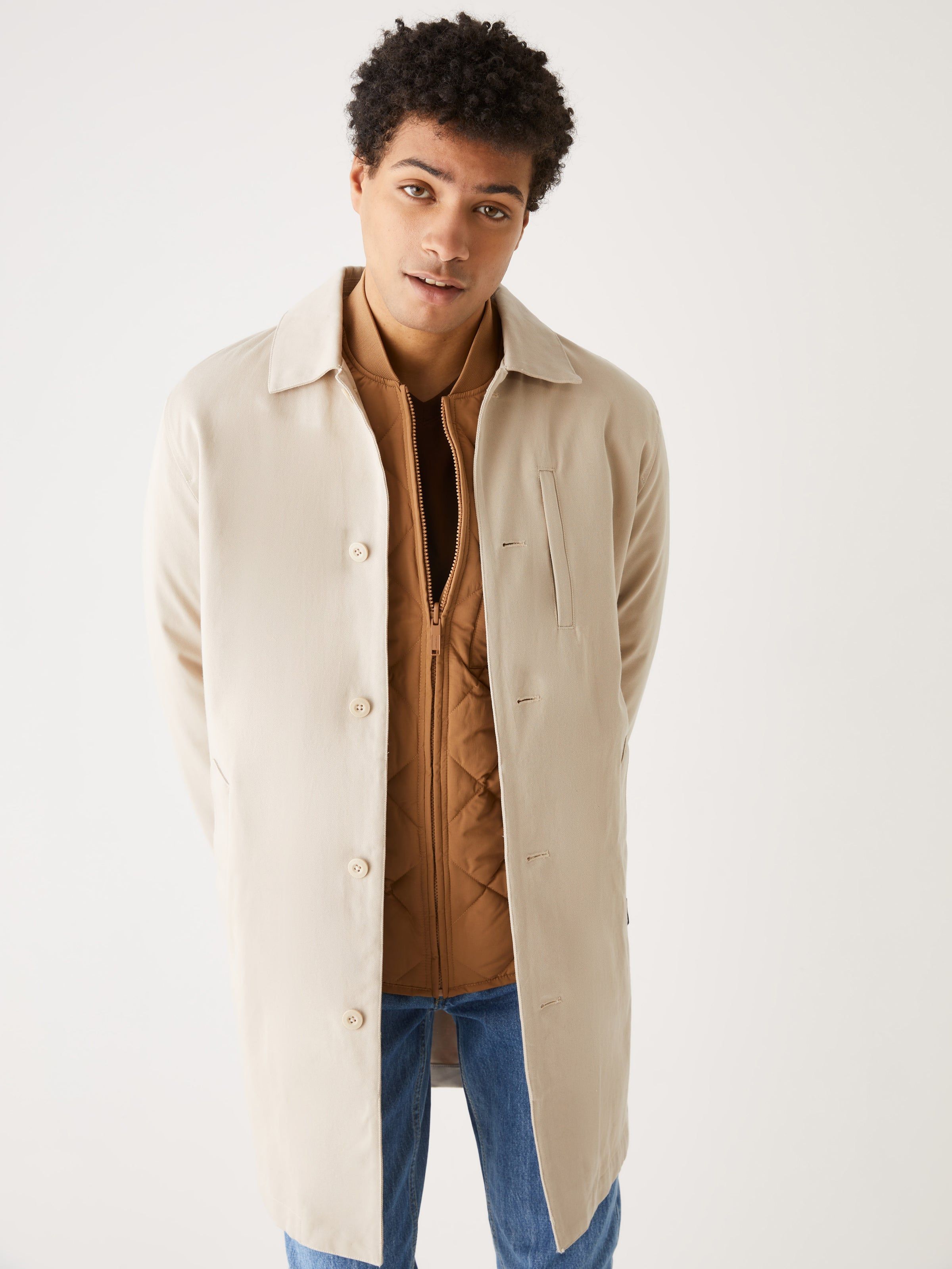 The Skyline Reversible Bomber in Amber sold by Frank & Oak product image thumbnail 7