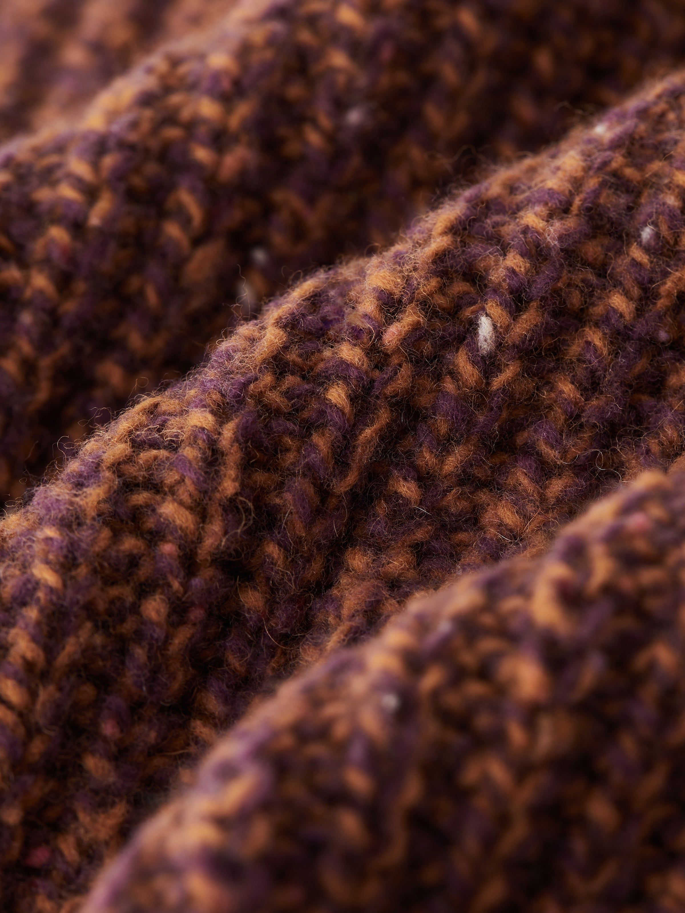 The Oversized Wool Blend Cardigan in Dark Orange sold by Frank & Oak product image thumbnail 4