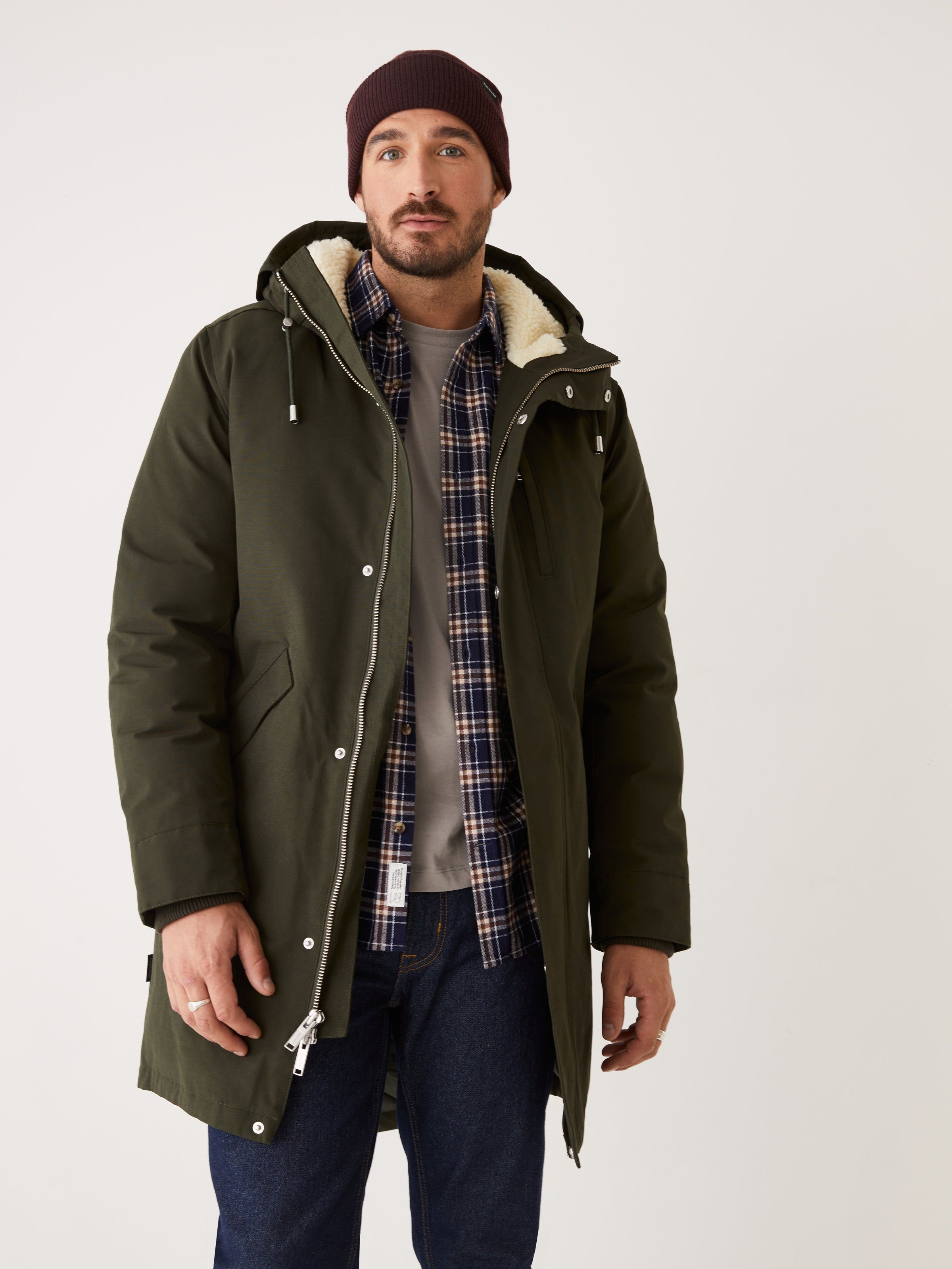 The Alpine Parka in Rosin sold by Frank & Oak product image thumbnail 4