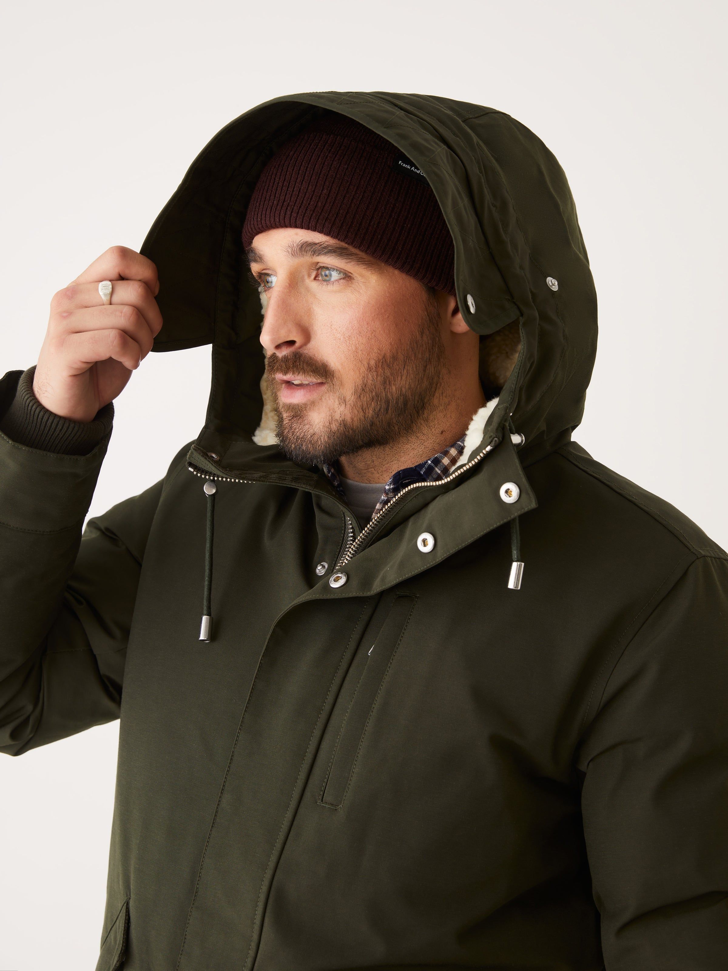 The Alpine Parka in Rosin sold by Frank & Oak product image thumbnail 2