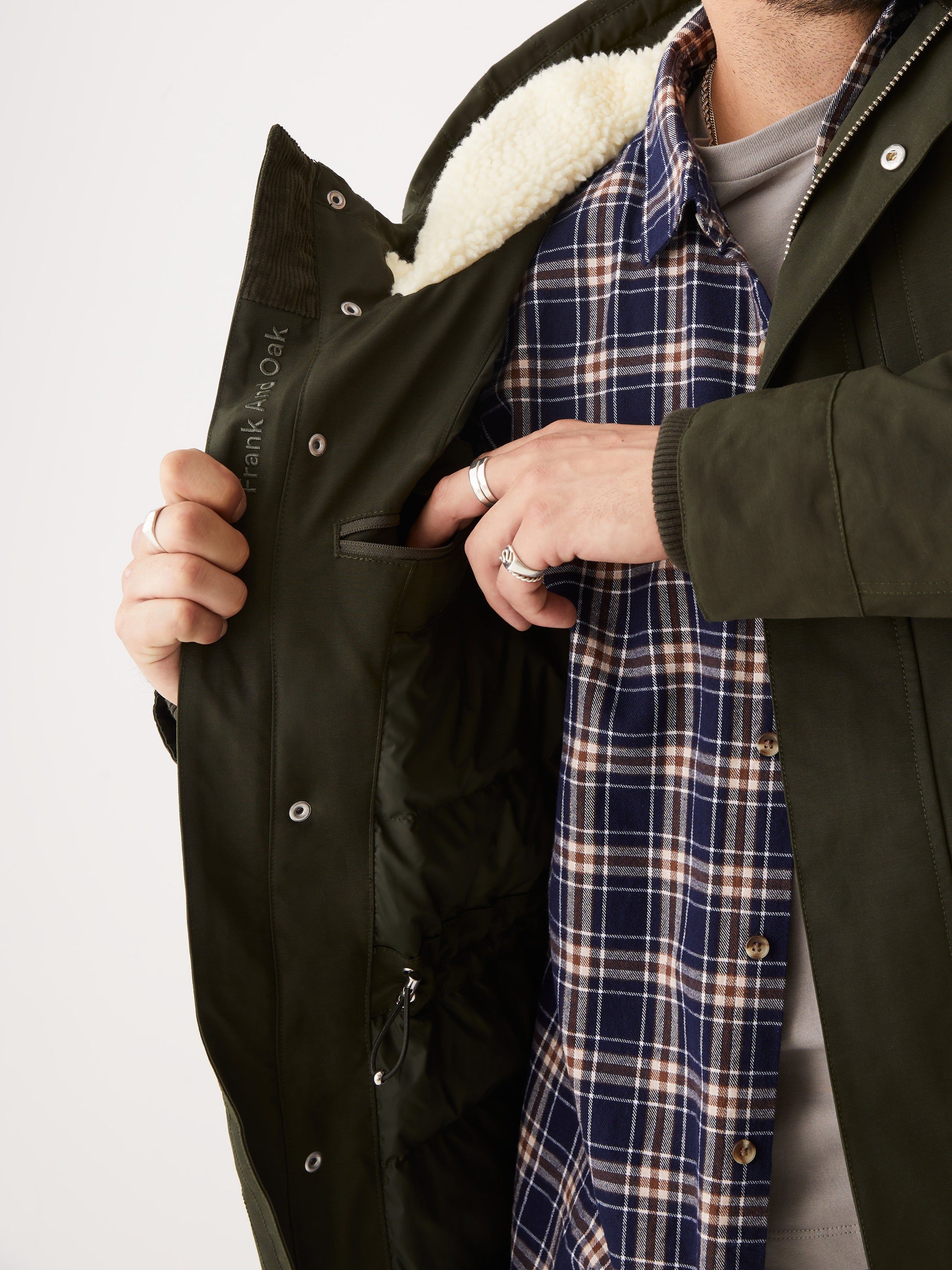 The Alpine Parka in Rosin sold by Frank & Oak product image thumbnail 5