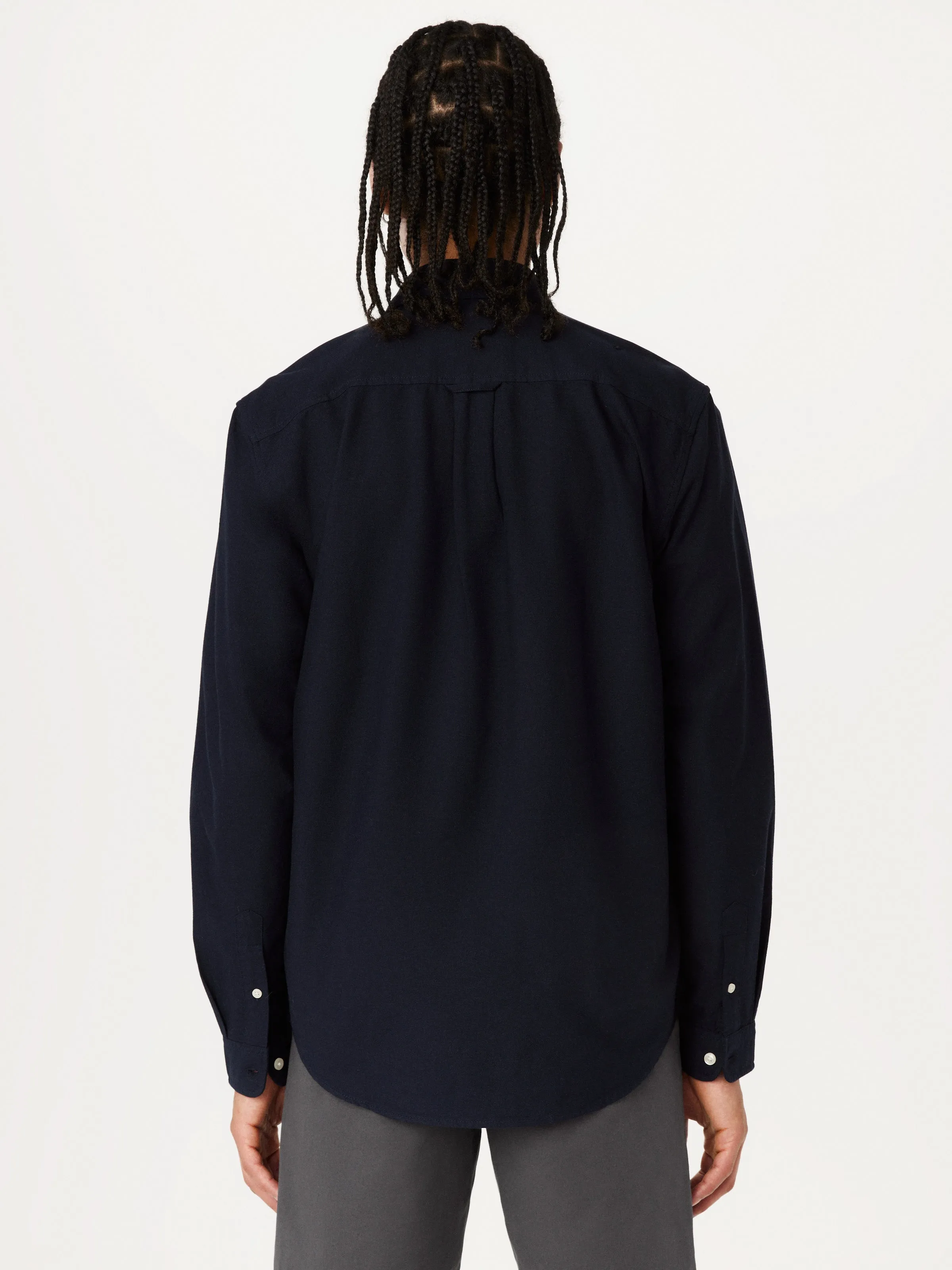 The Jasper Oxford Shirt in Deep Blue sold by Frank & Oak product image thumbnail 4
