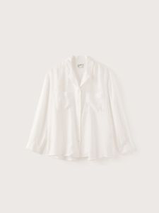 The Oversized Linen Shirt in Bright White sold by Frank & Oak