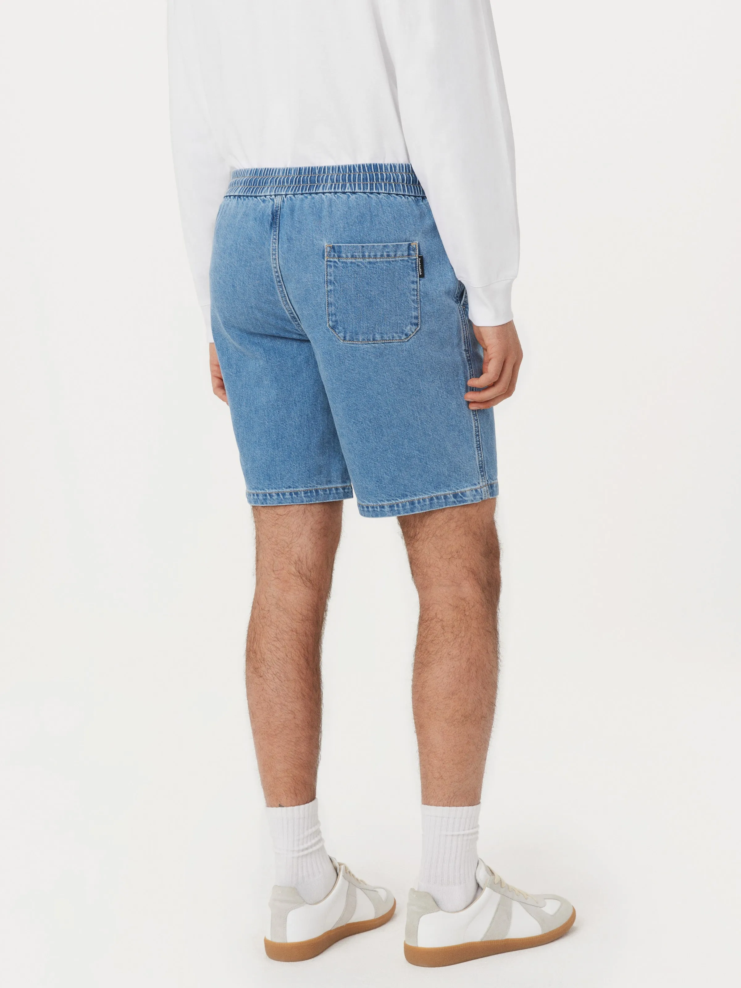 The Finn Relaxed Short in Washed Blue sold by Frank & Oak product image thumbnail 4