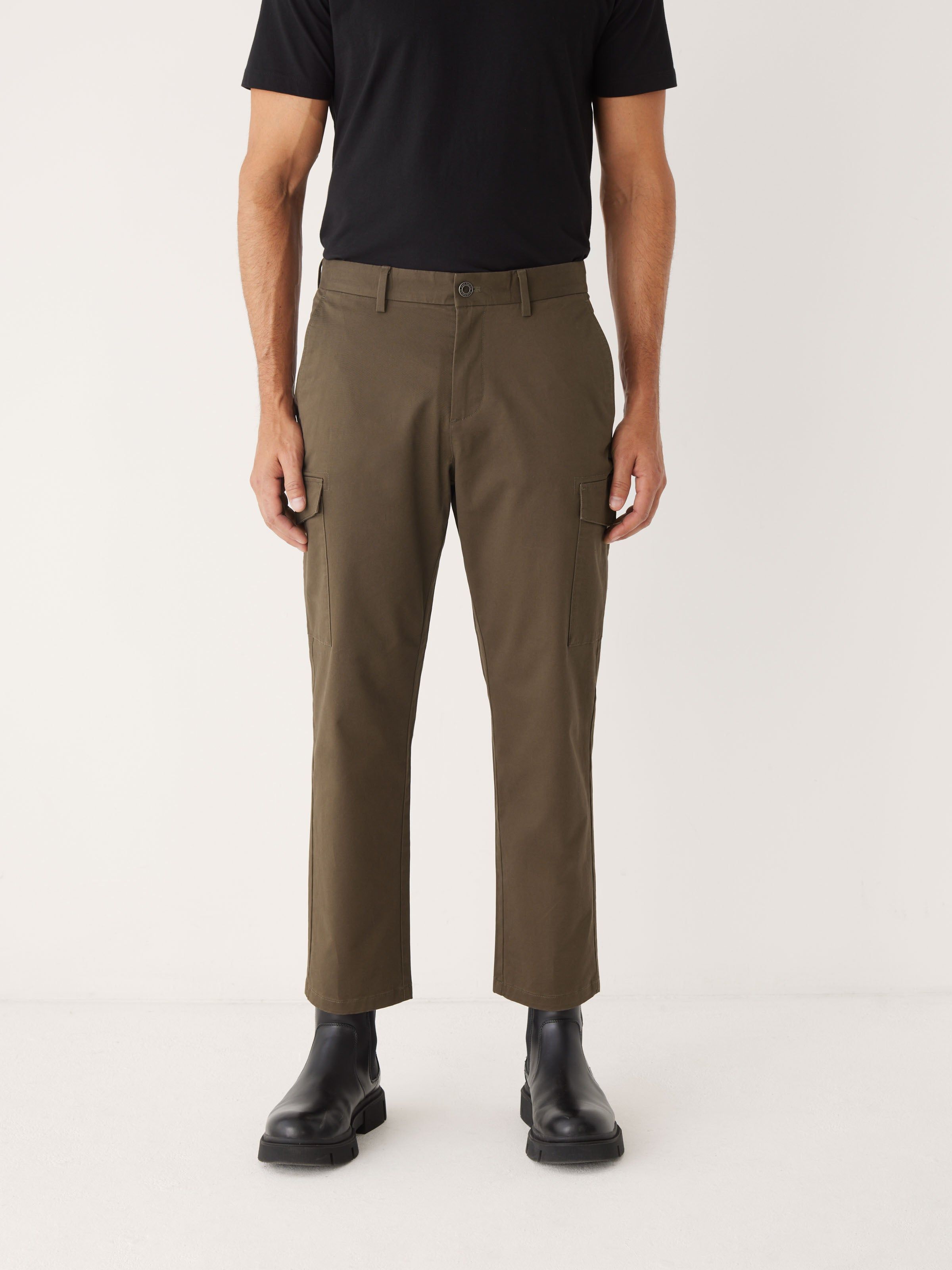 The Joey Straight Fit Cargo Pant in Dark Taupe sold by Frank & Oak product image thumbnail 2