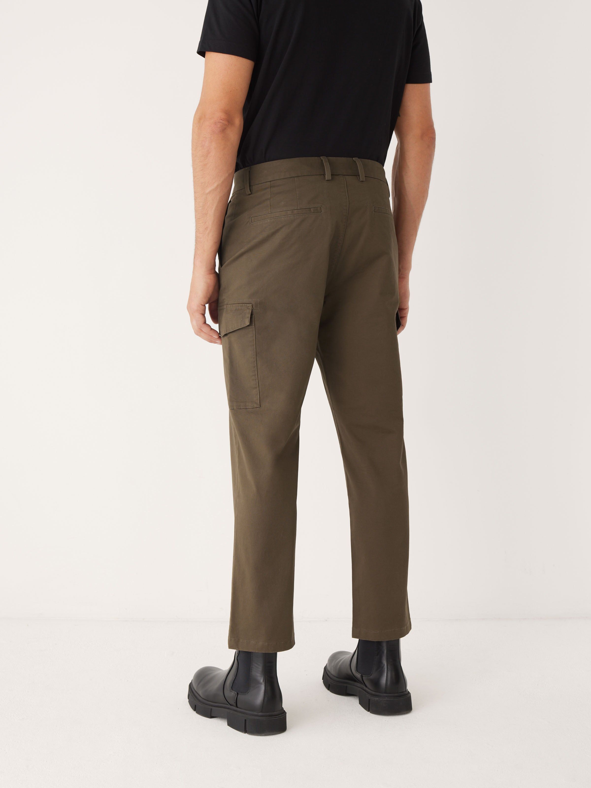 The Joey Straight Fit Cargo Pant in Dark Taupe sold by Frank & Oak product image thumbnail 4