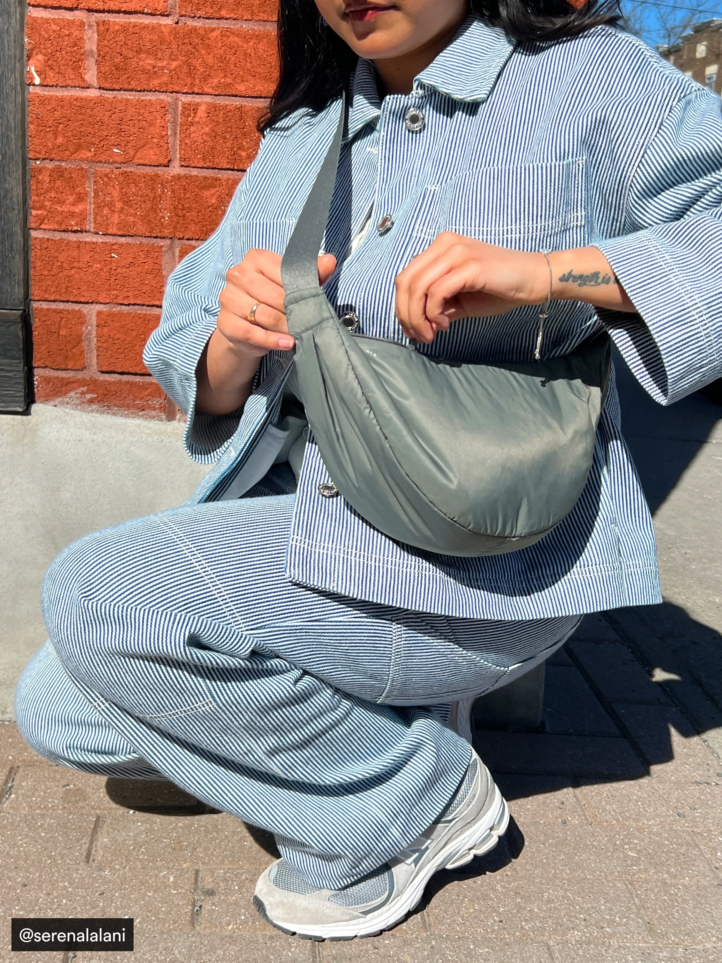 The Aero Cross Body Bag in Boreal Green sold by Frank & Oak product image thumbnail 5