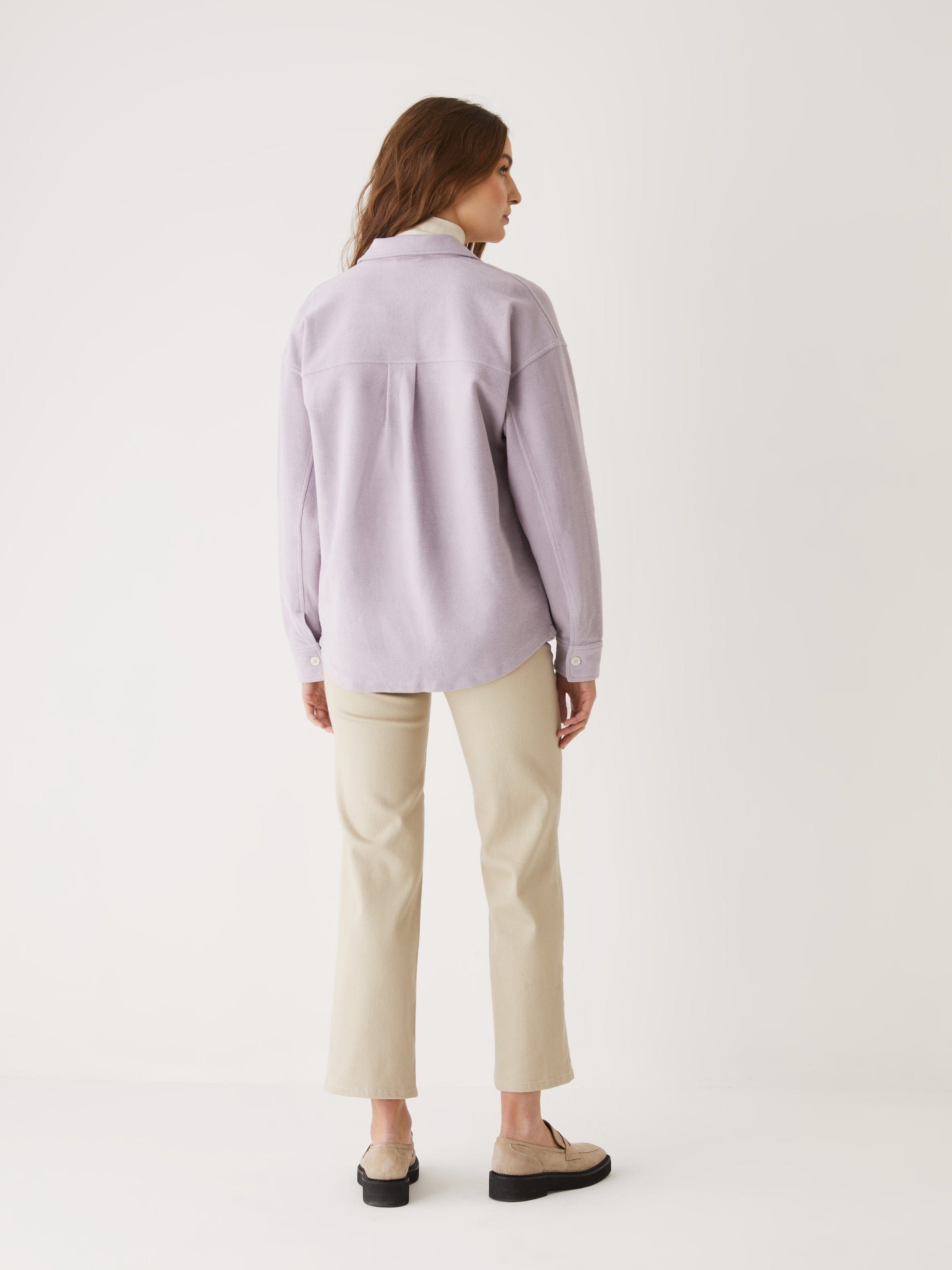 The French Terry Overshirt in Purple sold by Frank & Oak product image thumbnail 5