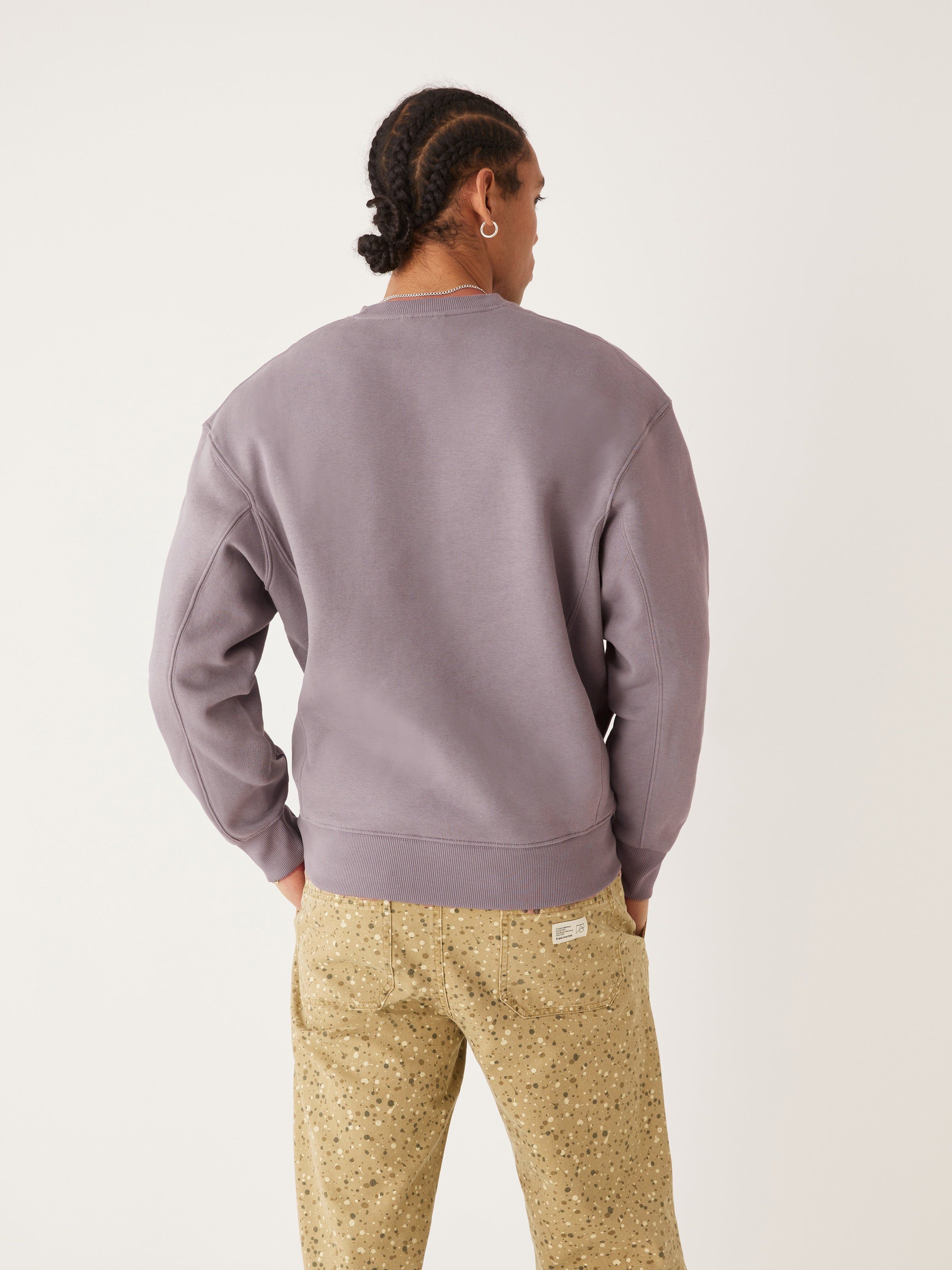 The Crewneck Sweatshirt in Purple Haze sold by Frank & Oak product image thumbnail 4