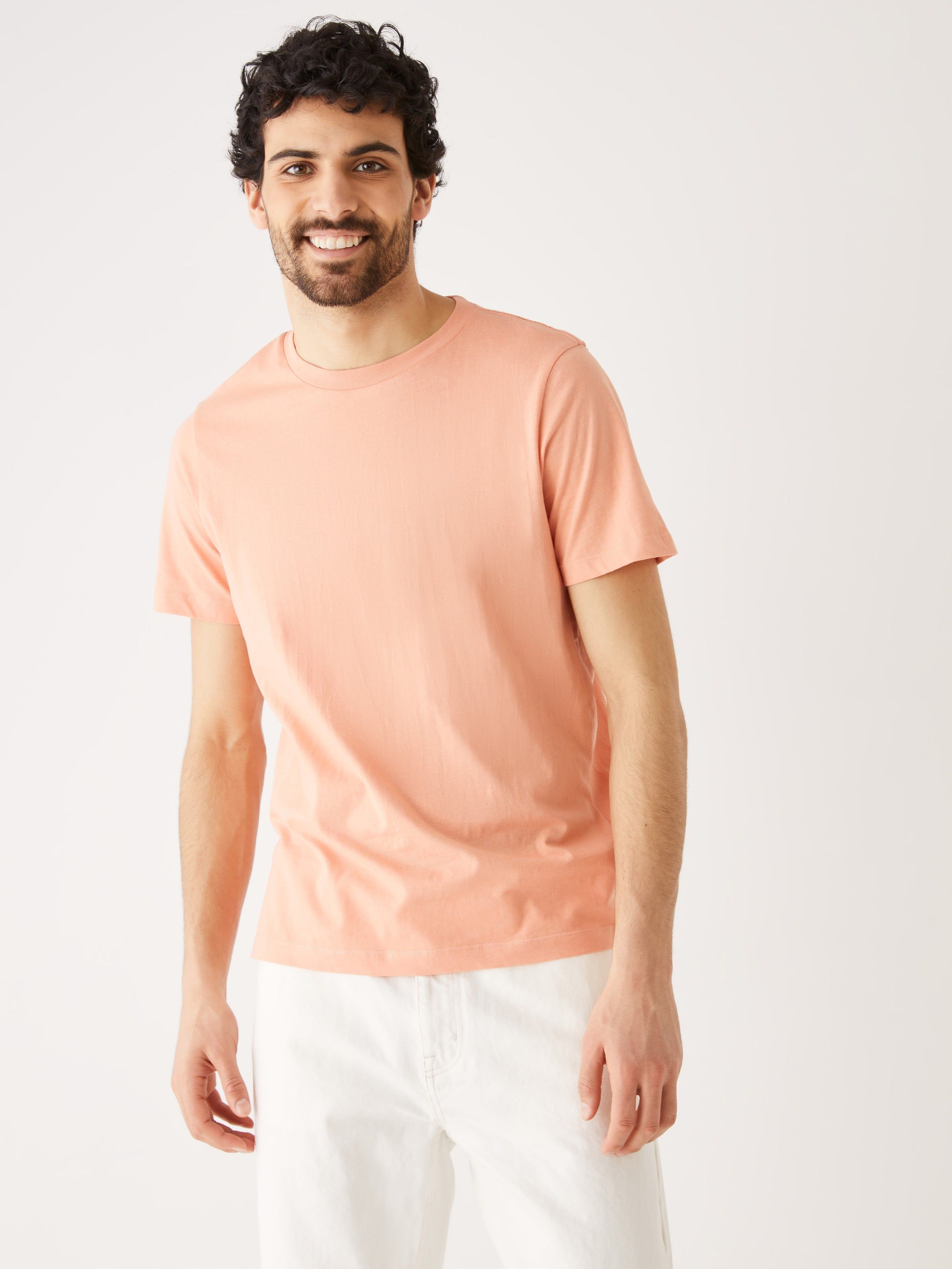 The Slim Fit Essential T-Shirt in Clay sold by Frank & Oak product image thumbnail 4