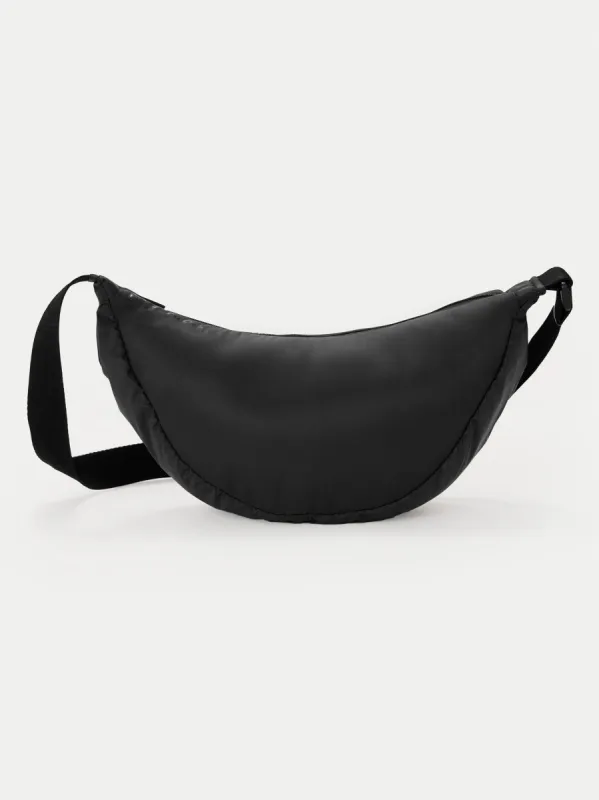 The Aero Cross Body Bag in Black sold by Frank & Oak