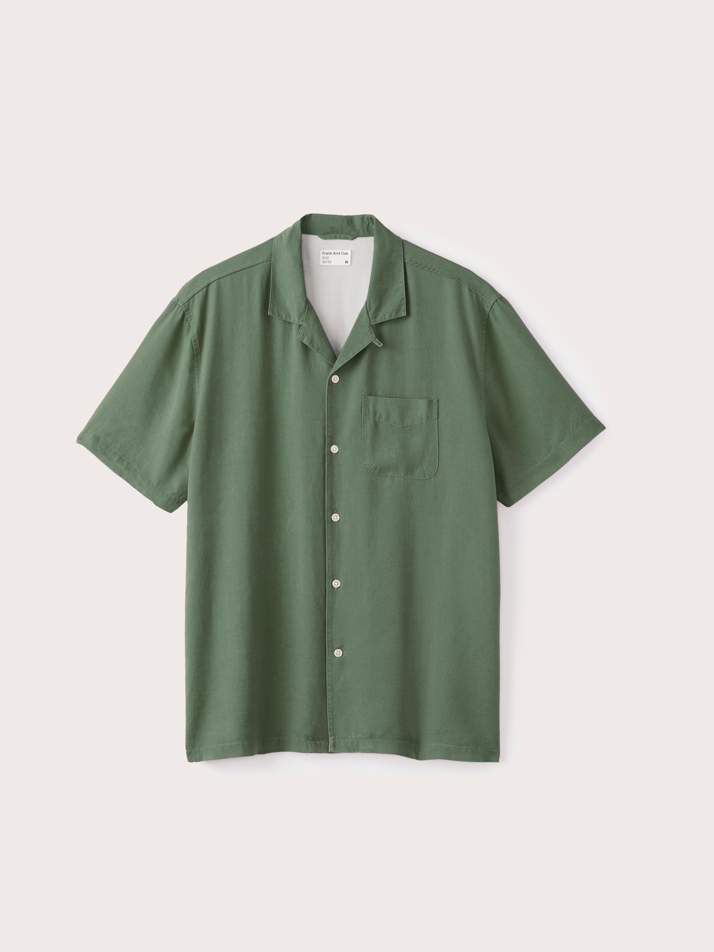 The Eco Dye Resort Shirt in Green sold by Frank & Oak product image thumbnail 6