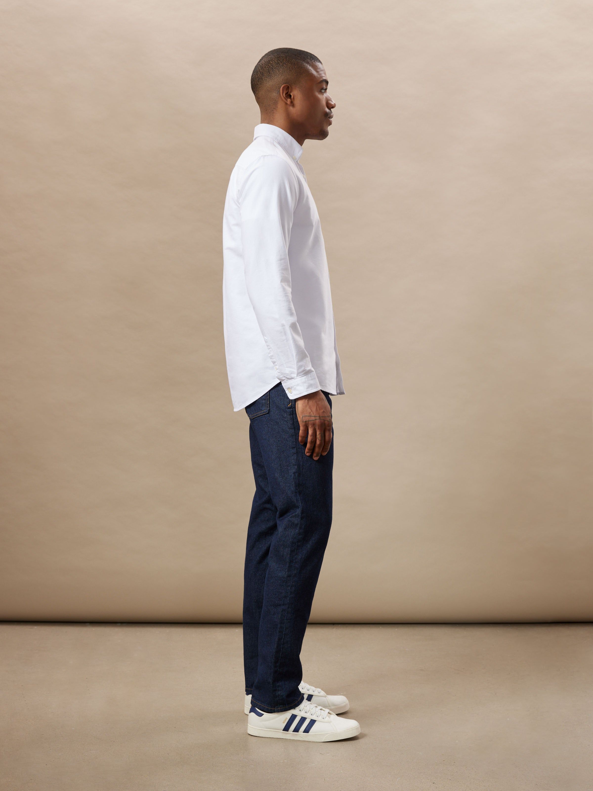 The Jasper Oxford Shirt in White sold by Frank & Oak product image thumbnail 3