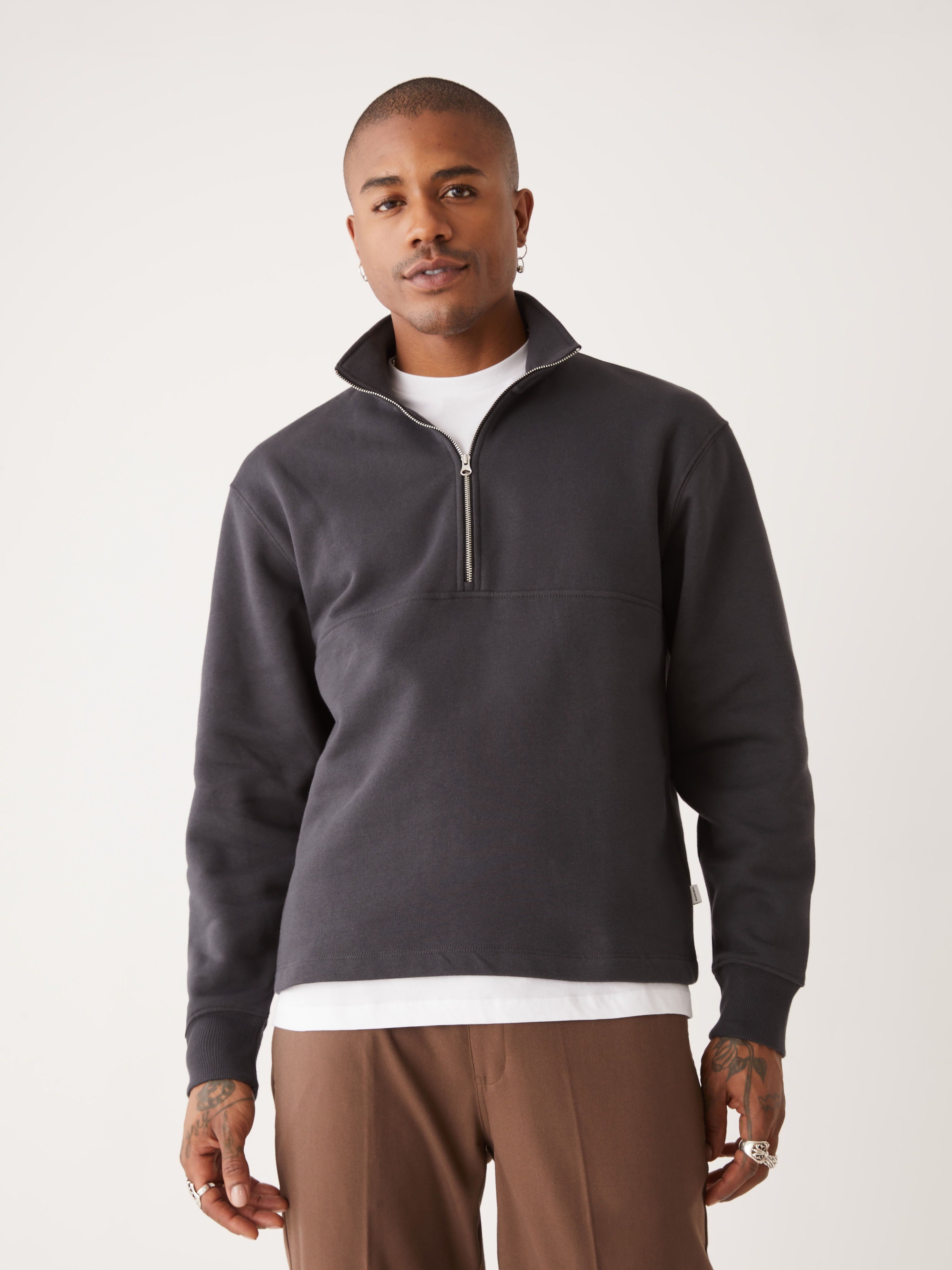 The French Fleece Pullover in Washed Black sold by Frank & Oak product image thumbnail 2