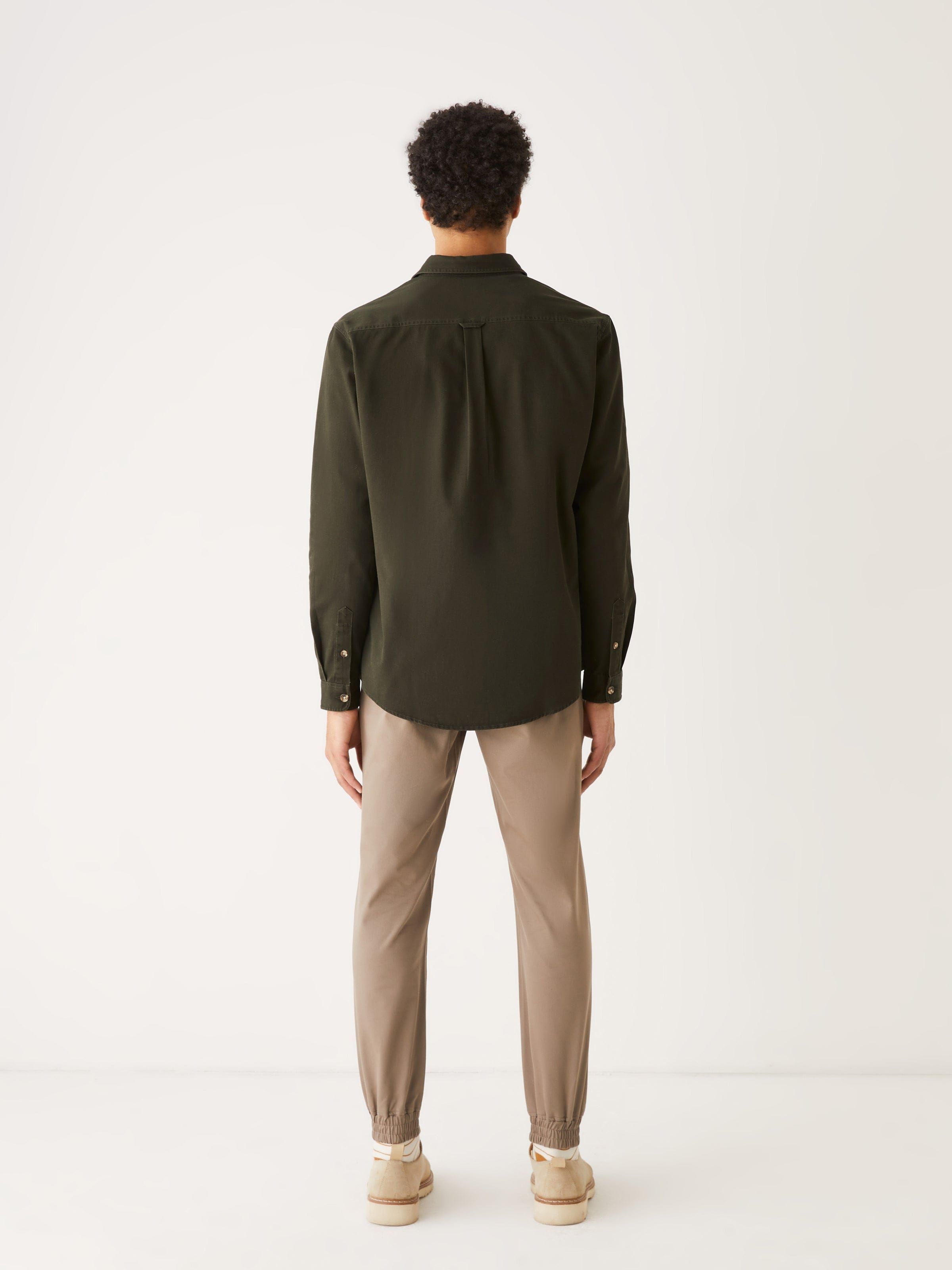 The Washed Twill Worker Shirt in Rosin sold by Frank & Oak product image thumbnail 3