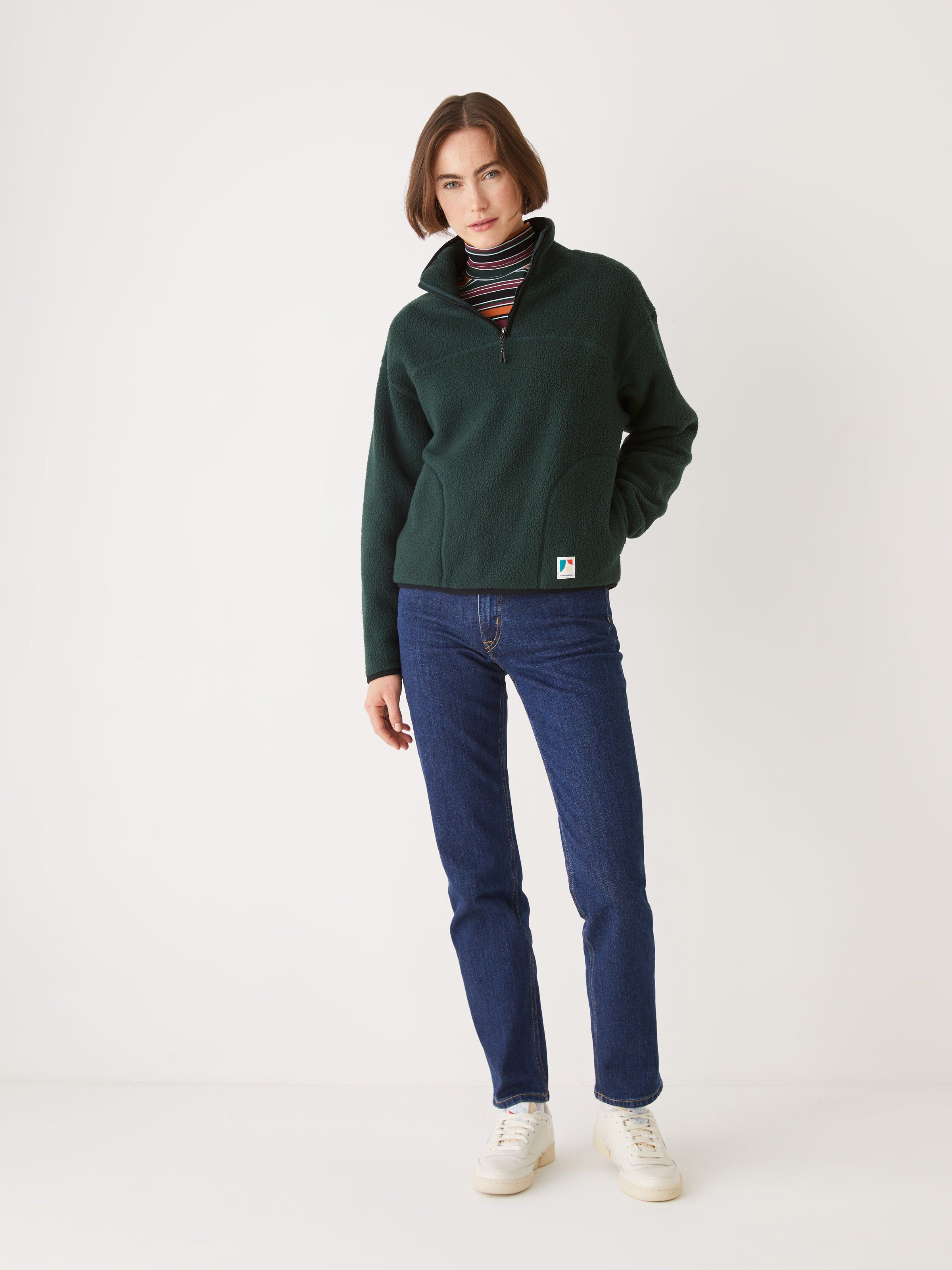 The Polar Fleece Pullover in Scarab sold by Frank & Oak product image thumbnail 2