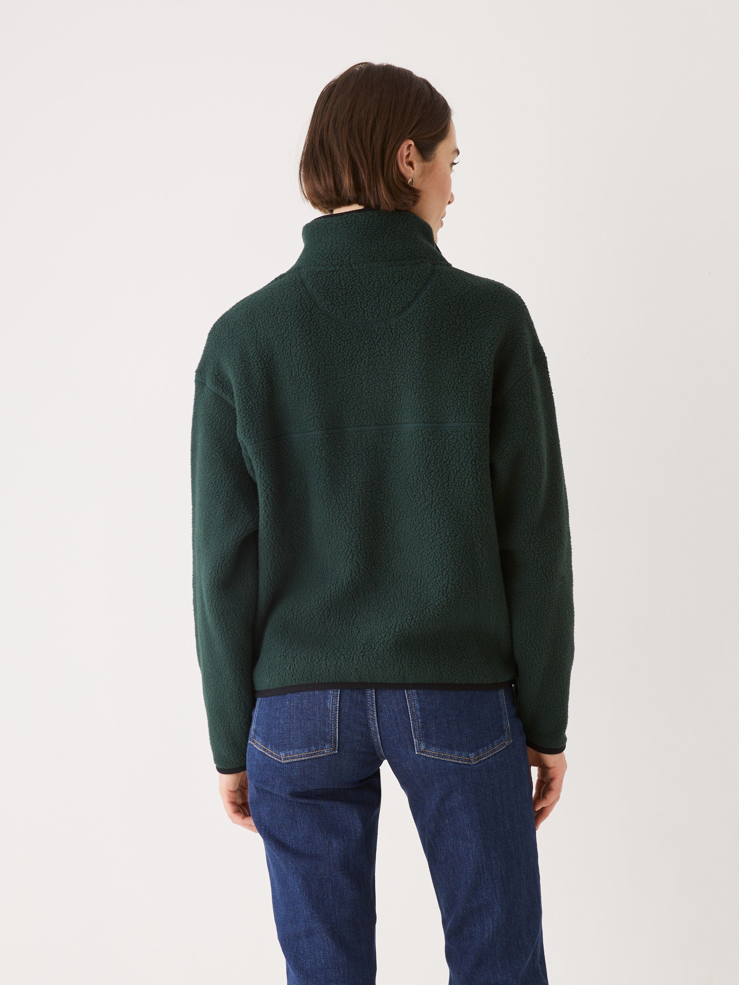 The Polar Fleece Pullover in Scarab sold by Frank & Oak product image thumbnail 5