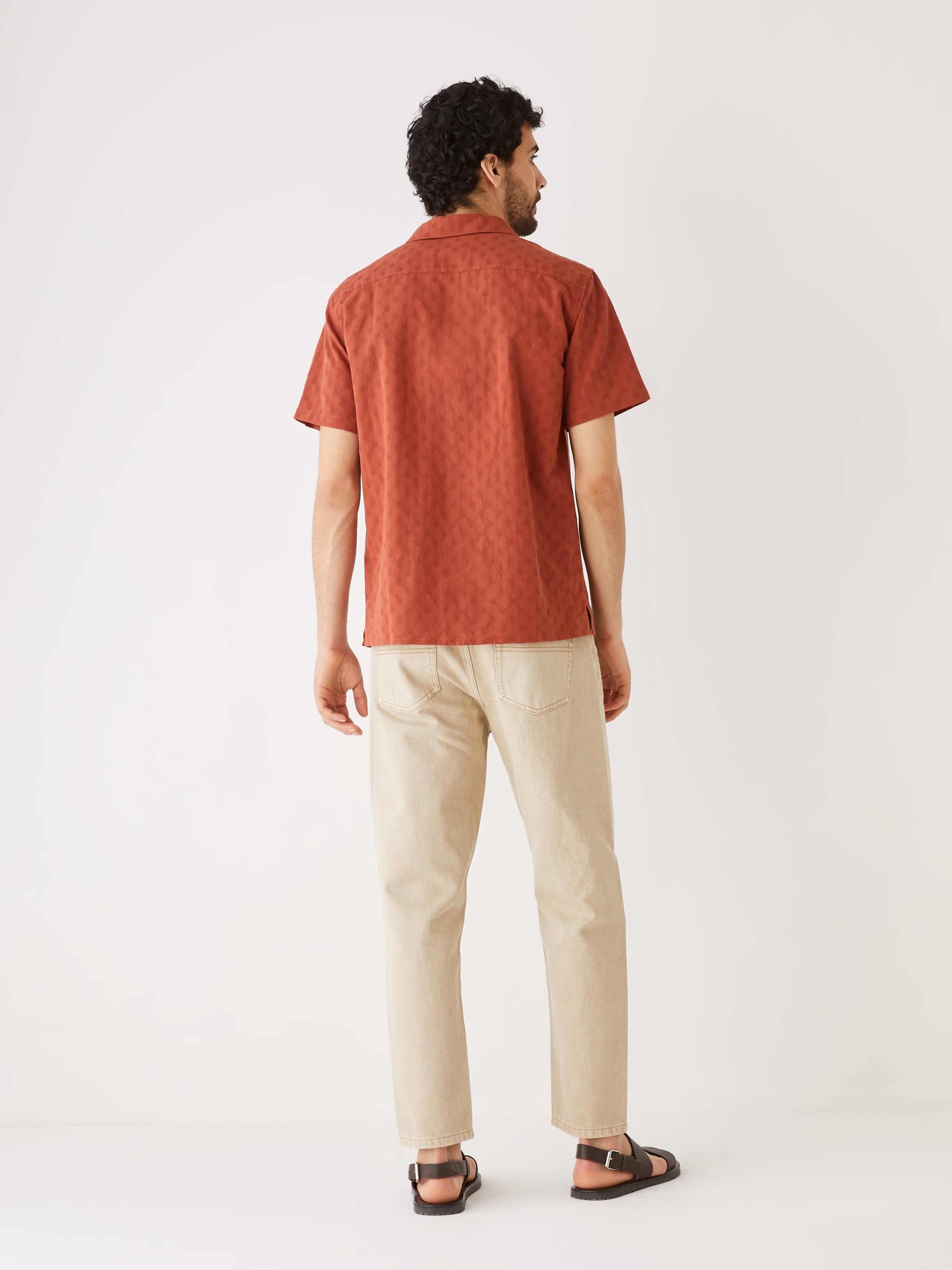 The Camp Collar Resort Shirt in Orange sold by Frank & Oak product image thumbnail 3