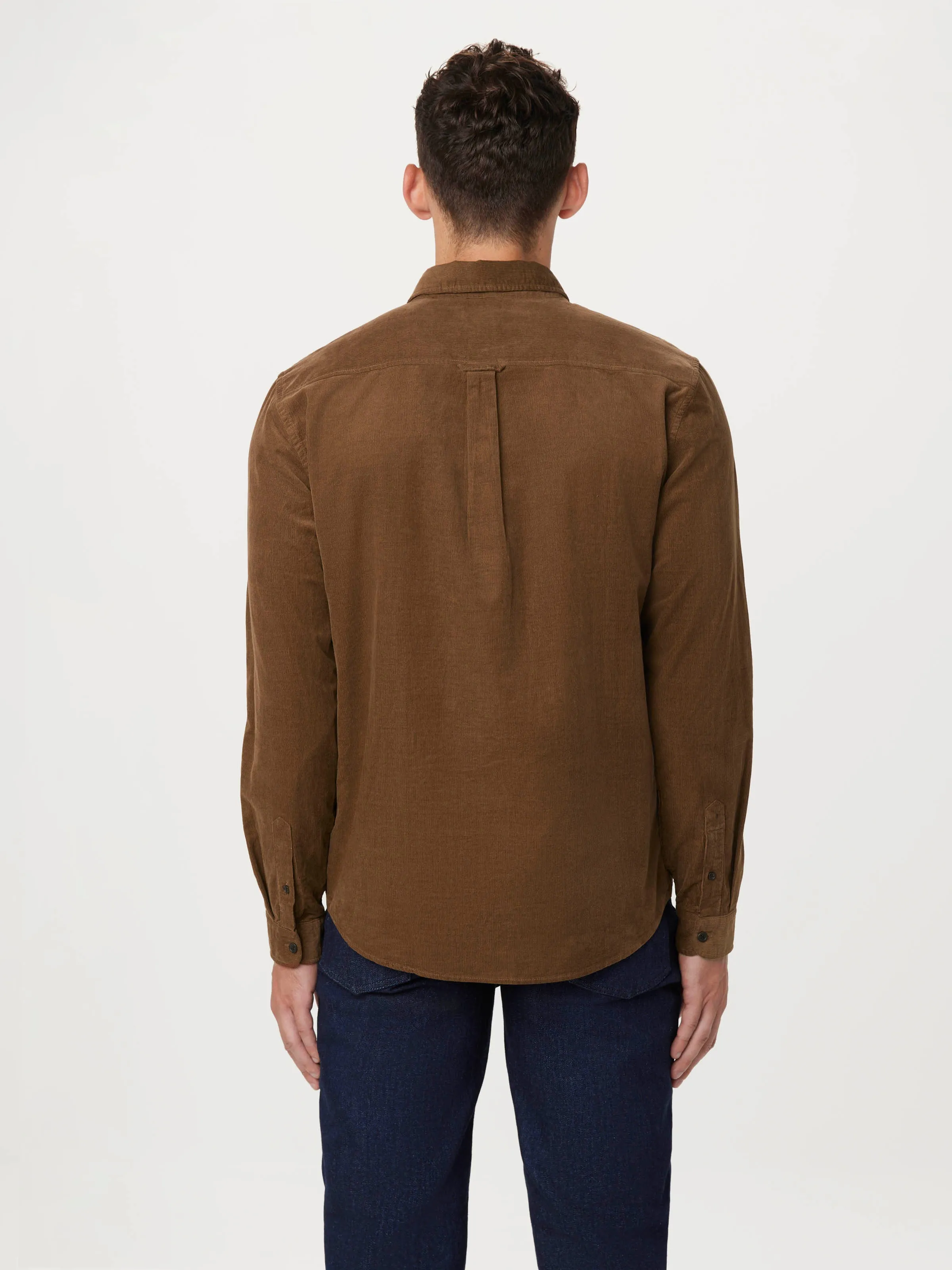 The Fine Corduroy Shirt in Medium Brown sold by Frank & Oak product image thumbnail 4
