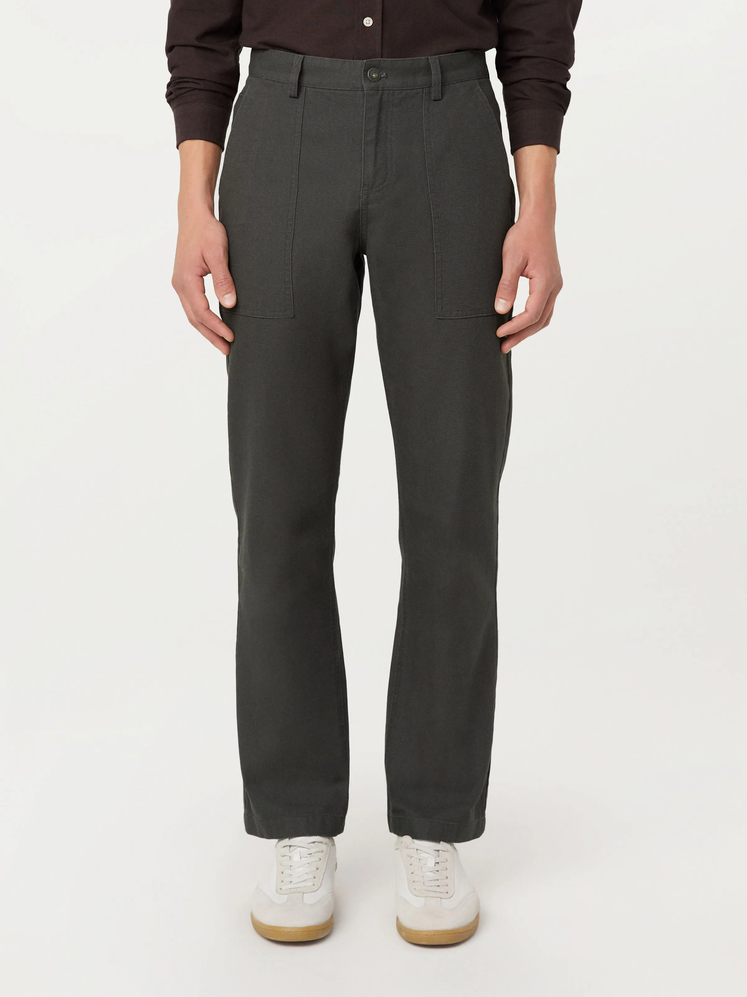 The Joey Fatigue Pant in Dark Grey sold by Frank & Oak product image thumbnail 4