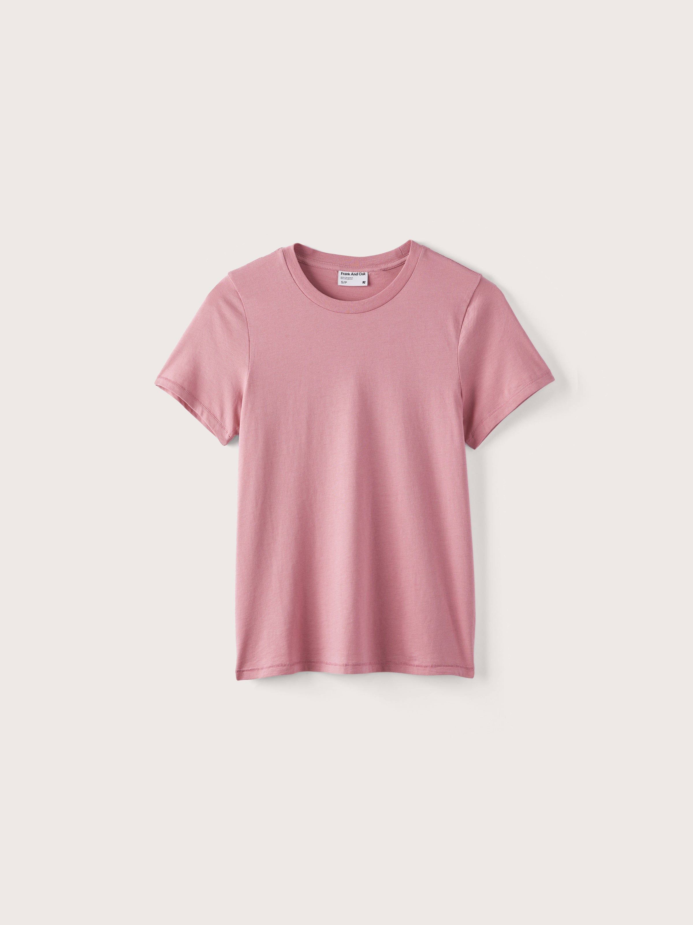 The Essential T-Shirt in Pink sold by Frank & Oak product image thumbnail 5