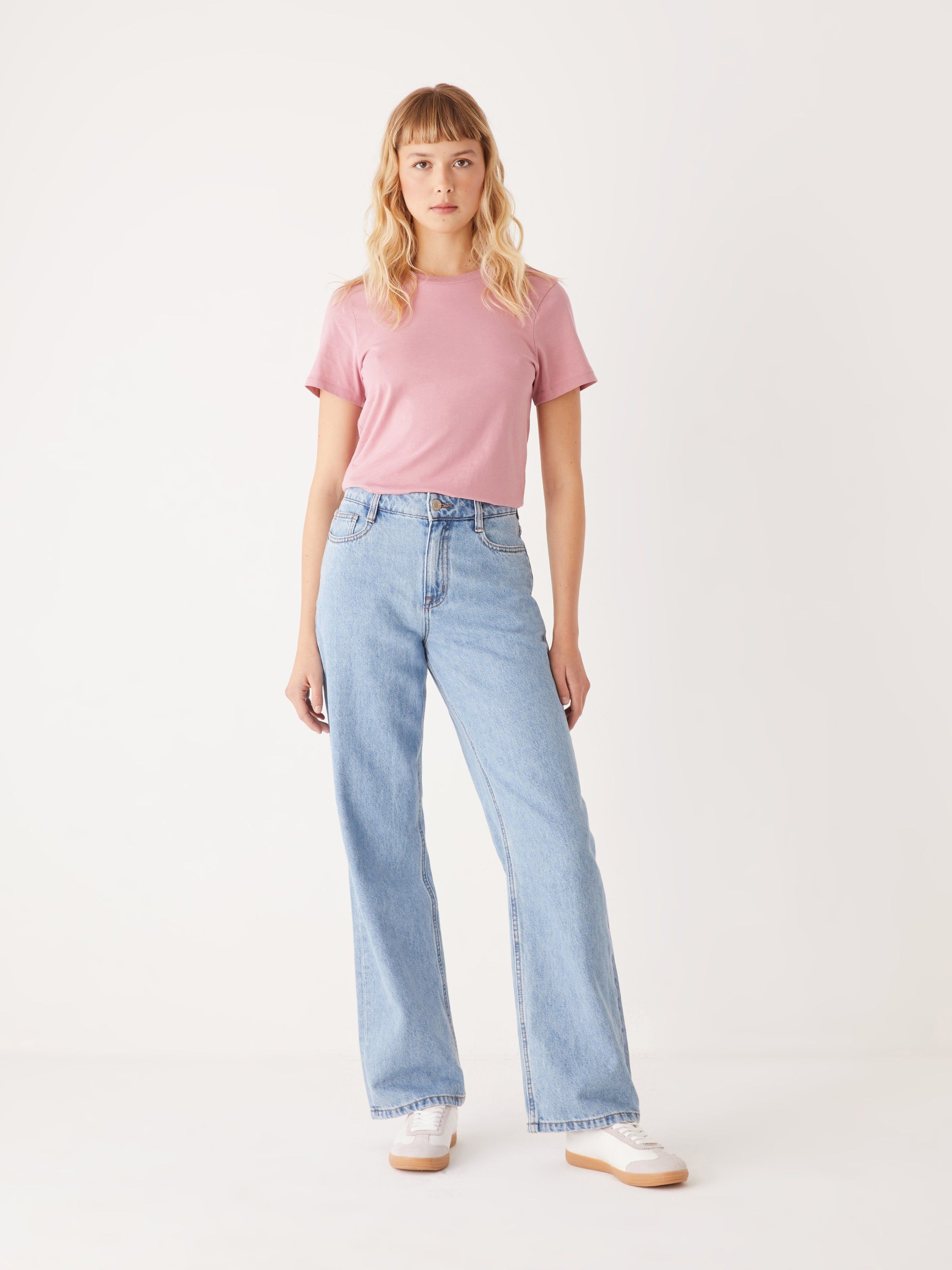 The Essential T-Shirt in Pink sold by Frank & Oak product image thumbnail 3