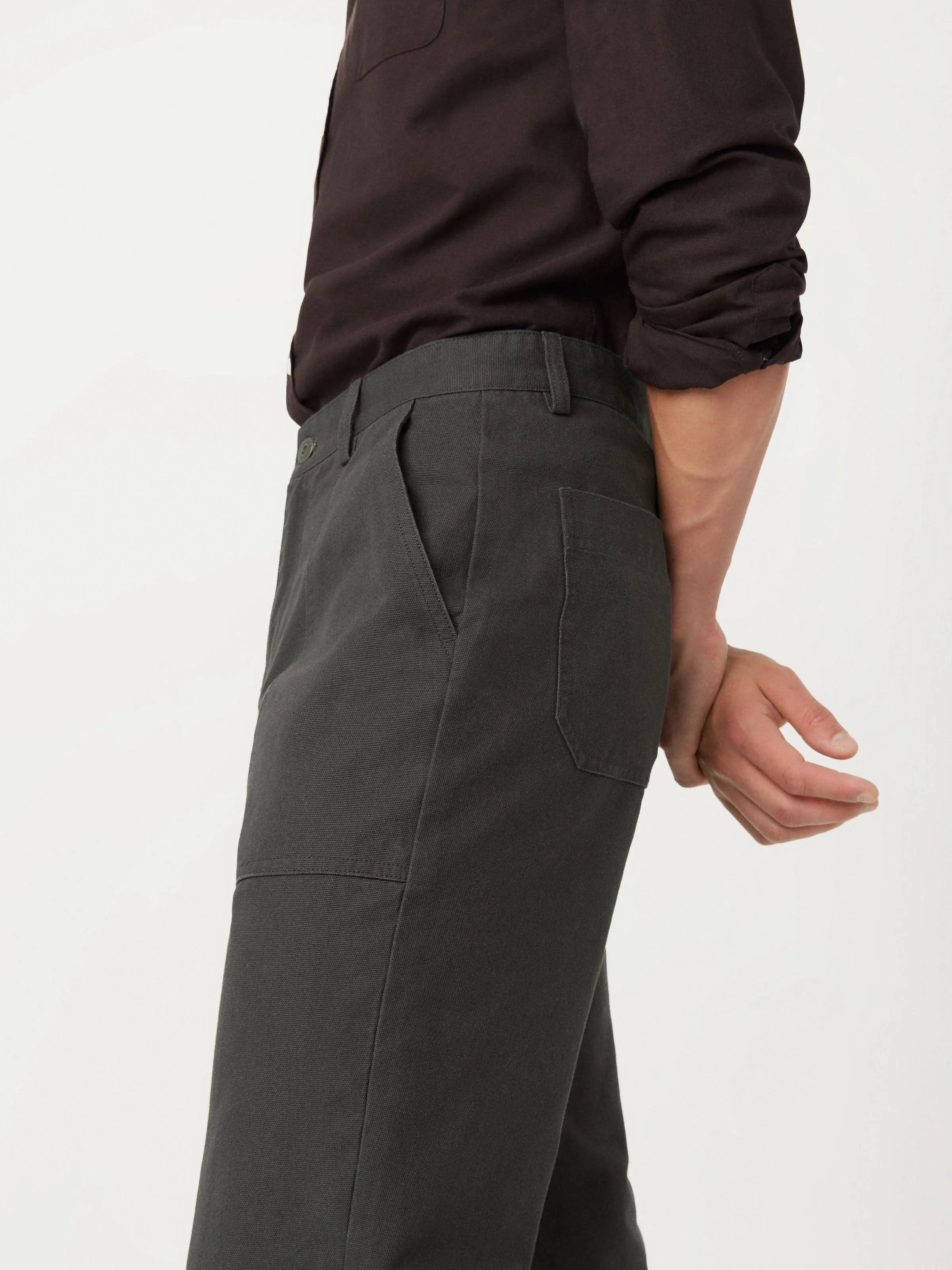 The Joey Fatigue Pant in Dark Grey sold by Frank & Oak product image thumbnail 3