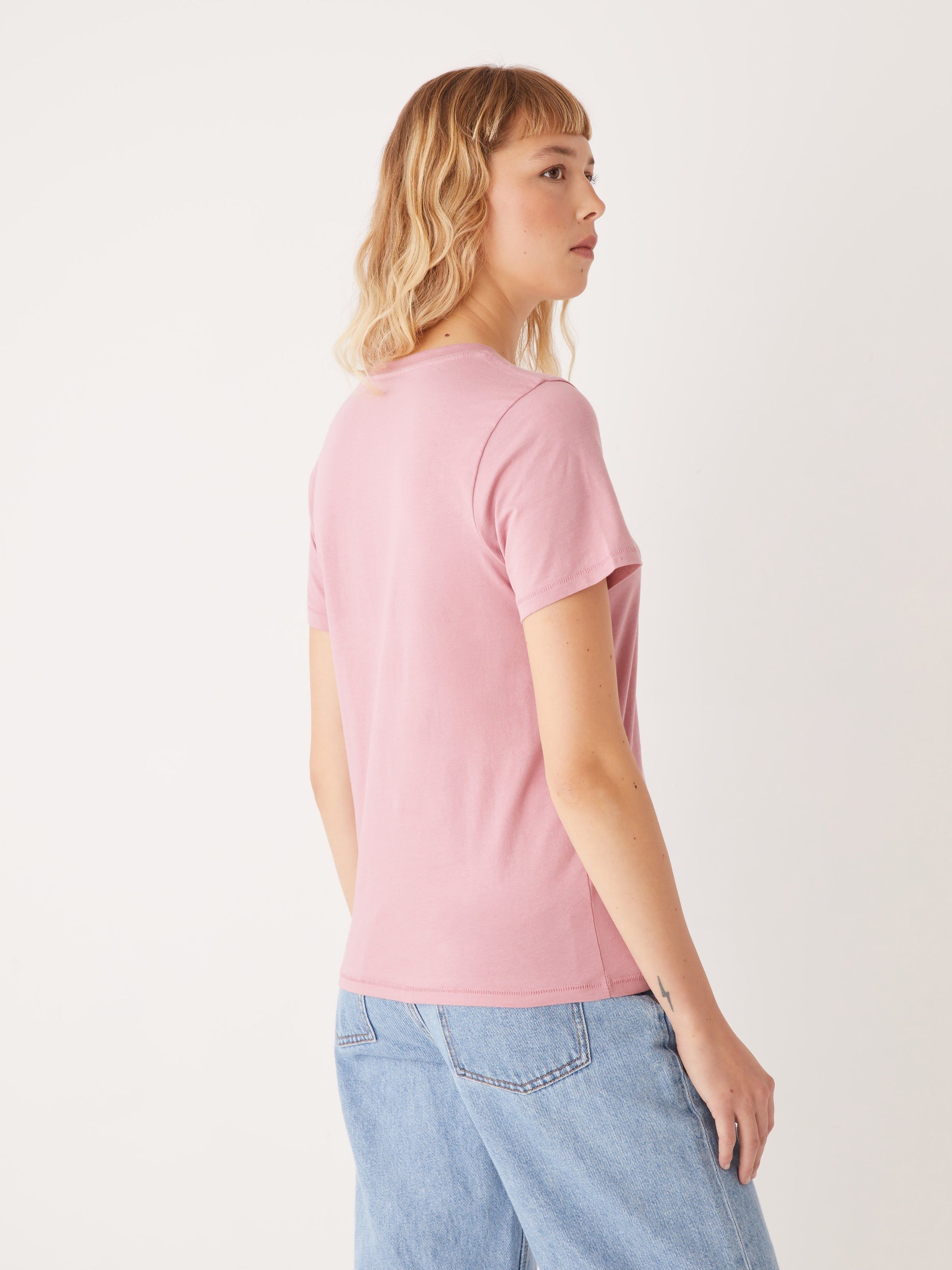The Essential T-Shirt in Pink sold by Frank & Oak product image thumbnail 2